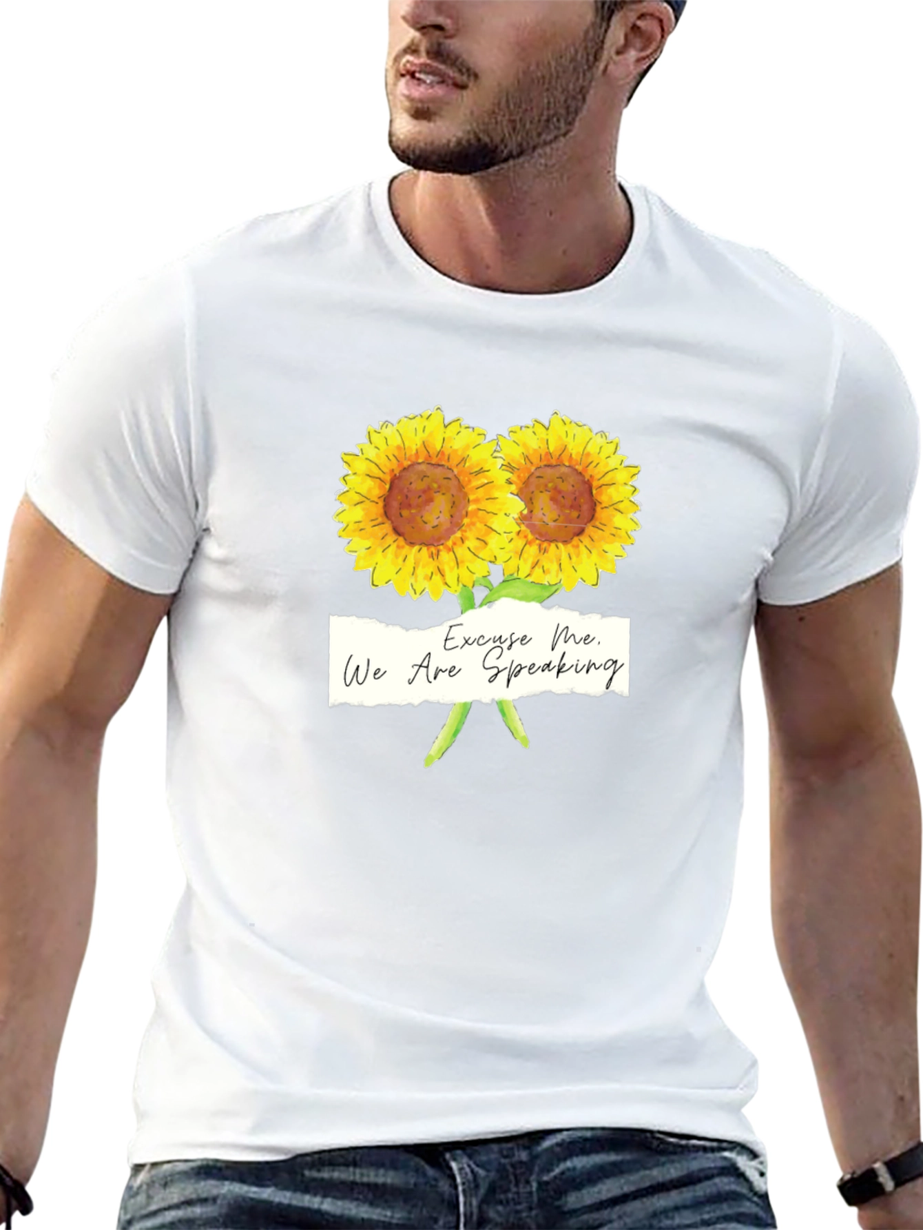 Excuse Me Sunflower Graphic Tee