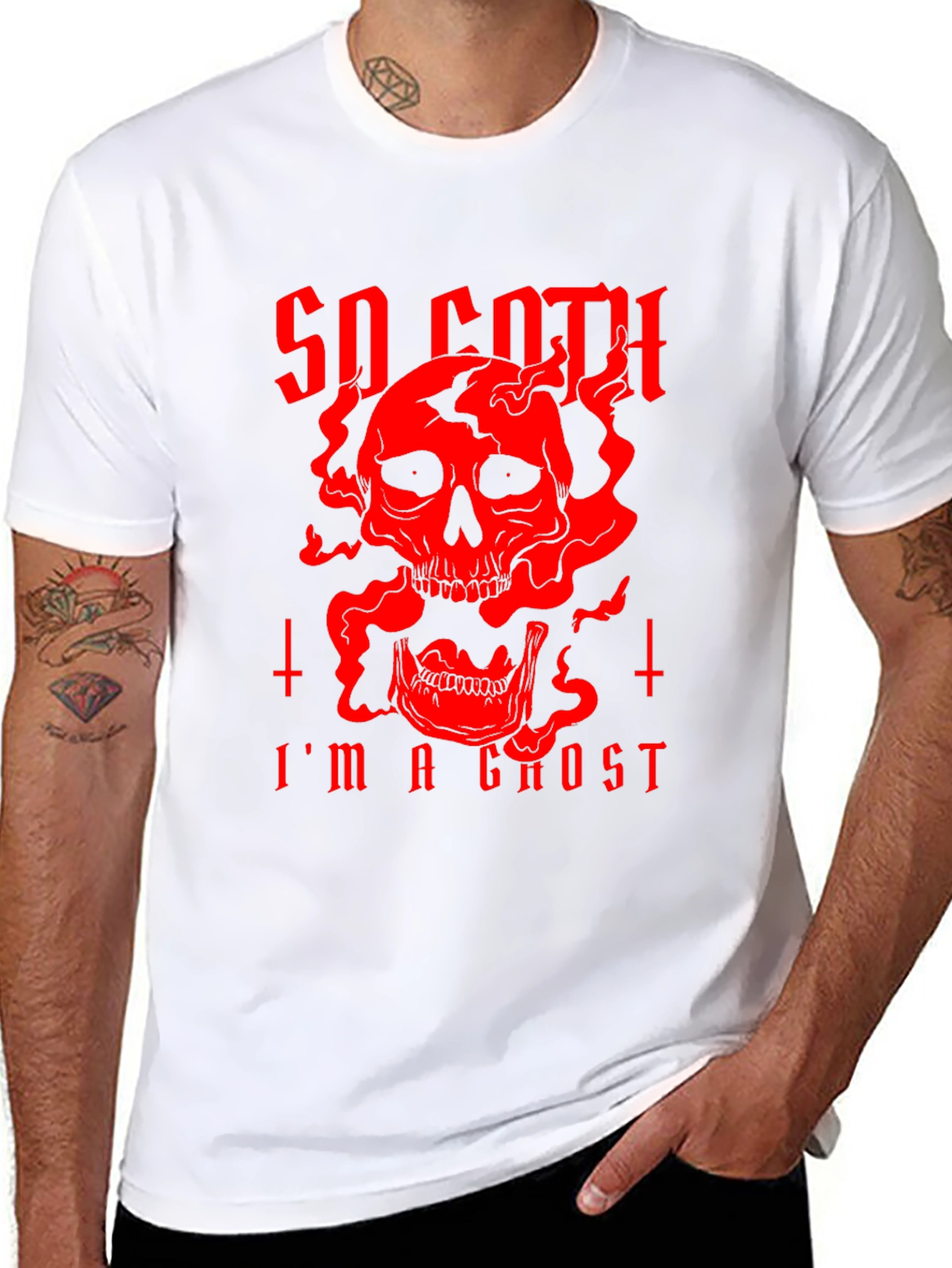 So Goth Im A Ghost Black T-Shirt