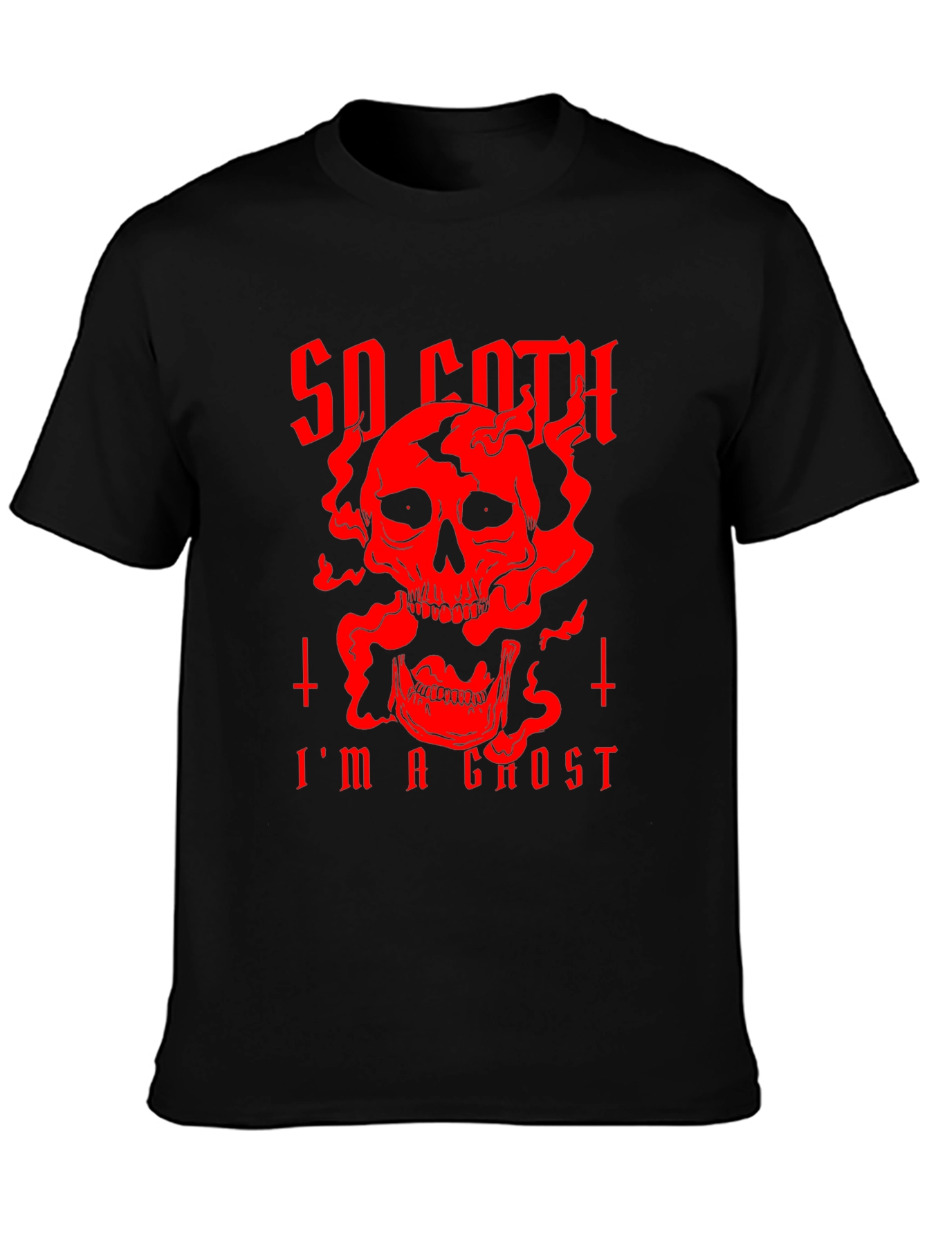 So Goth Im A Ghost Black T-Shirt