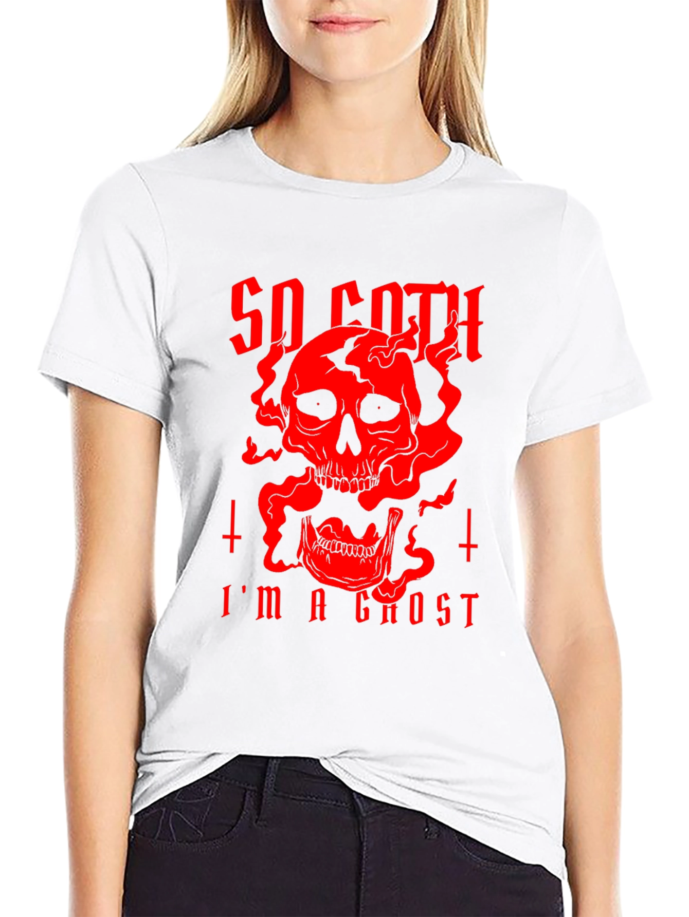 So Goth Im A Ghost Black T-Shirt