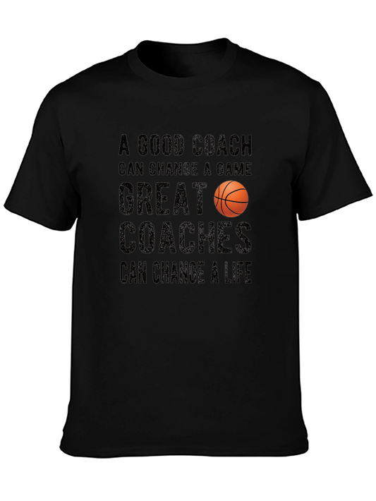 Basketball Coach T-Shirt - Change A Game Change A Life