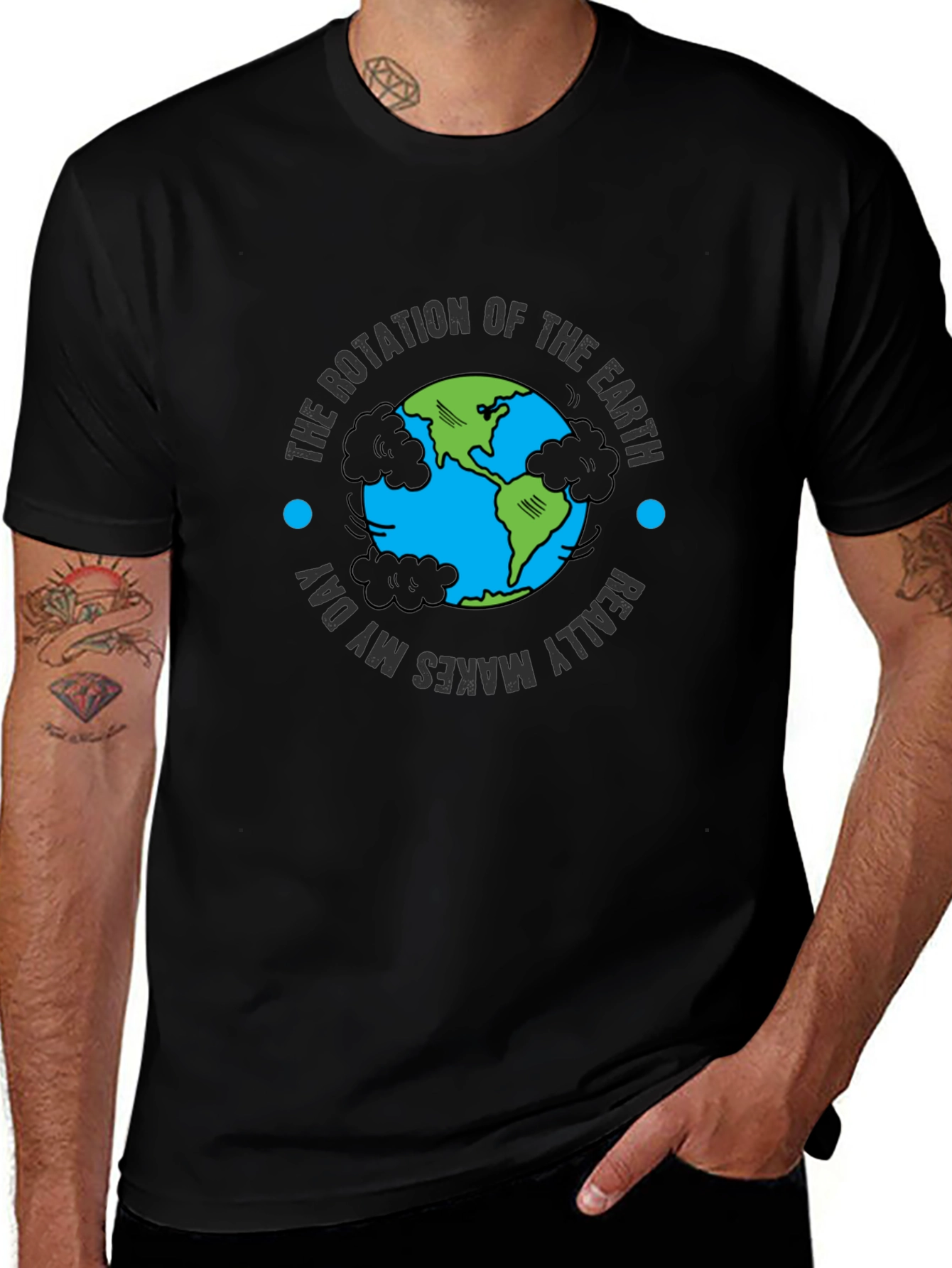 Rotation of Earth Graphic T-Shirt