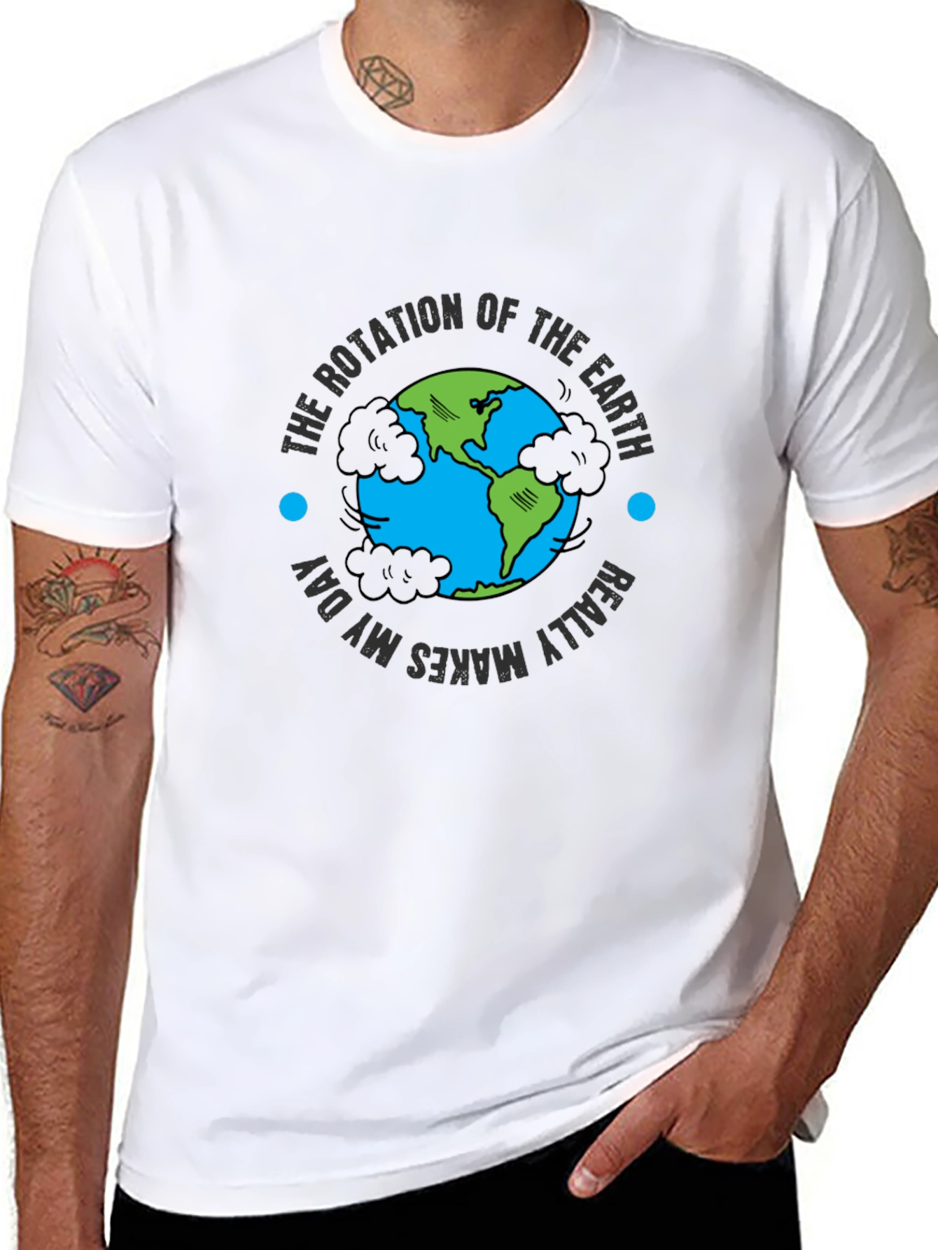 Rotation of Earth Graphic T-Shirt