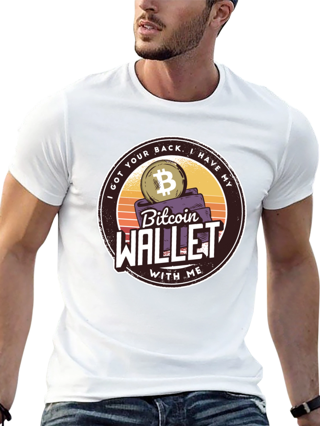 Bitcoin Wallet T-Shirt: Crypto Enthusiast Tee