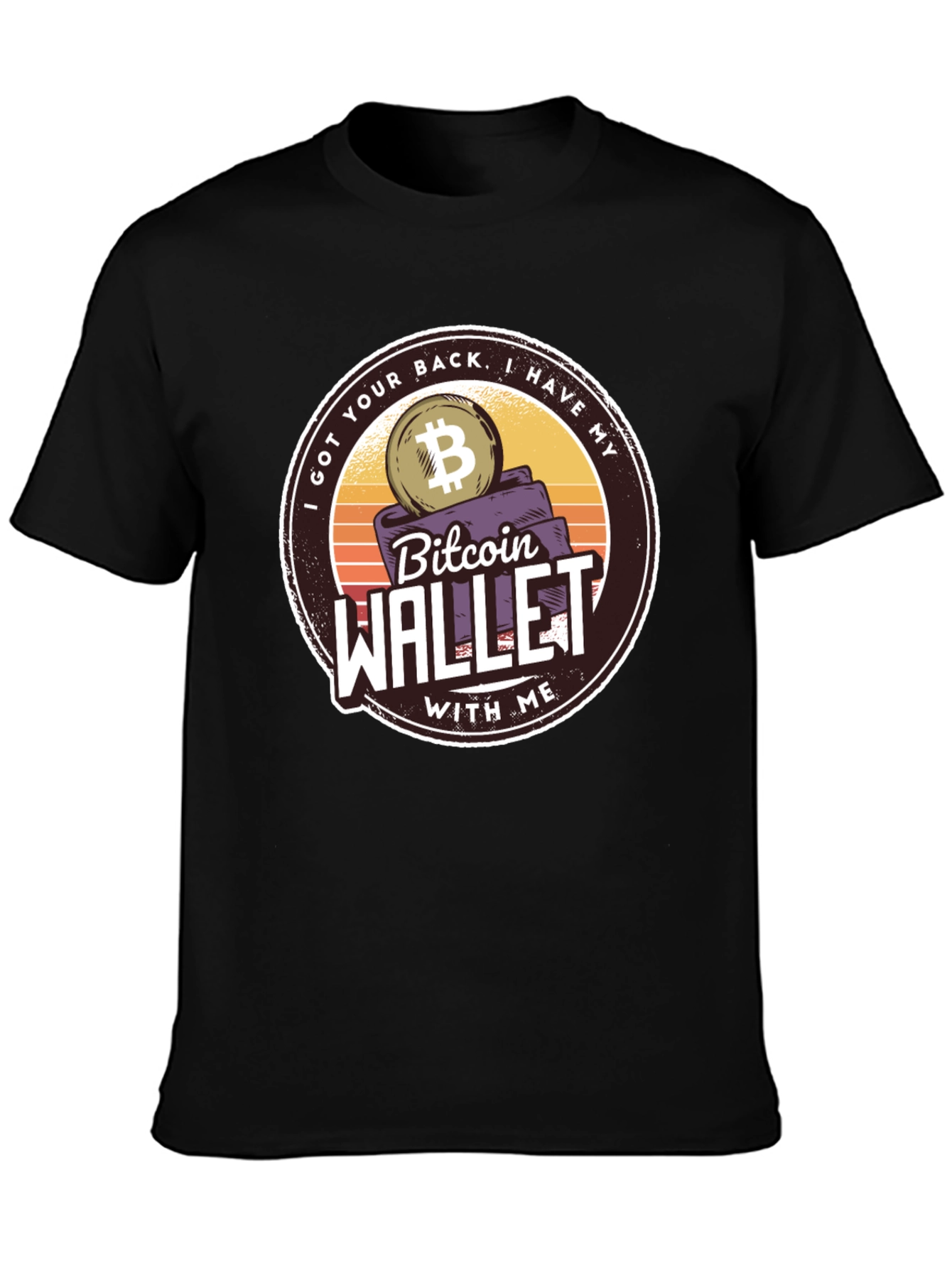 Bitcoin Wallet T-Shirt: Crypto Enthusiast Tee