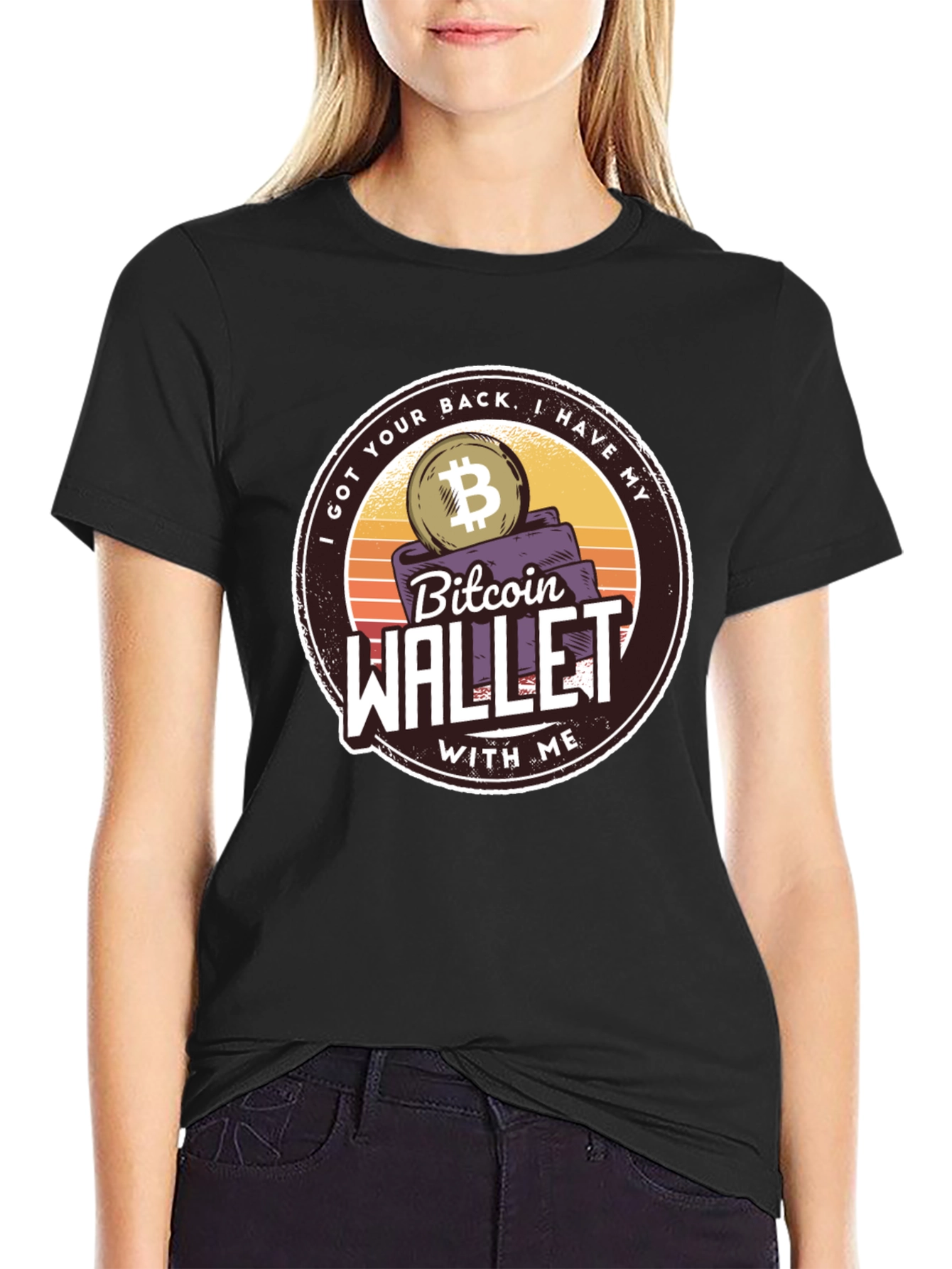 Bitcoin Wallet T-Shirt: Crypto Enthusiast Tee