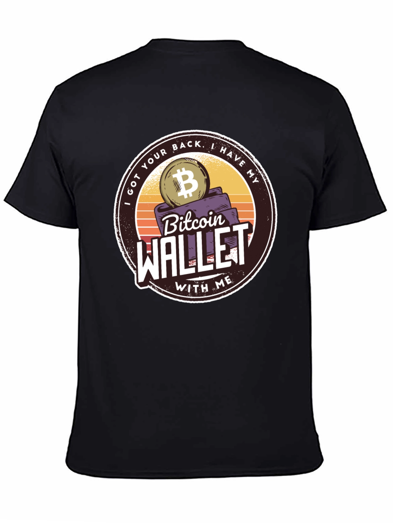Bitcoin Wallet T-Shirt: Crypto Enthusiast Tee