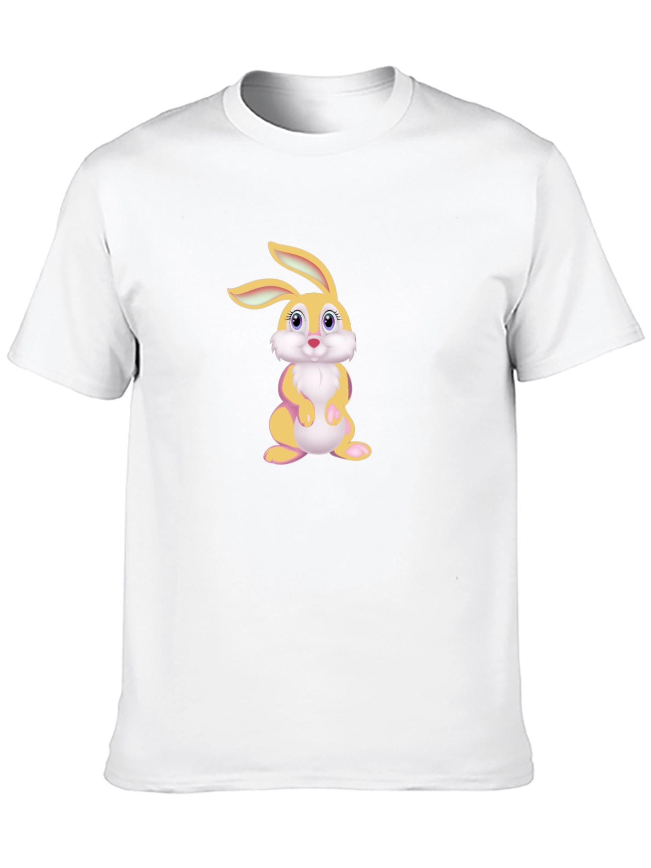 Cute Cartoon Bunny Graphic T-Shirt