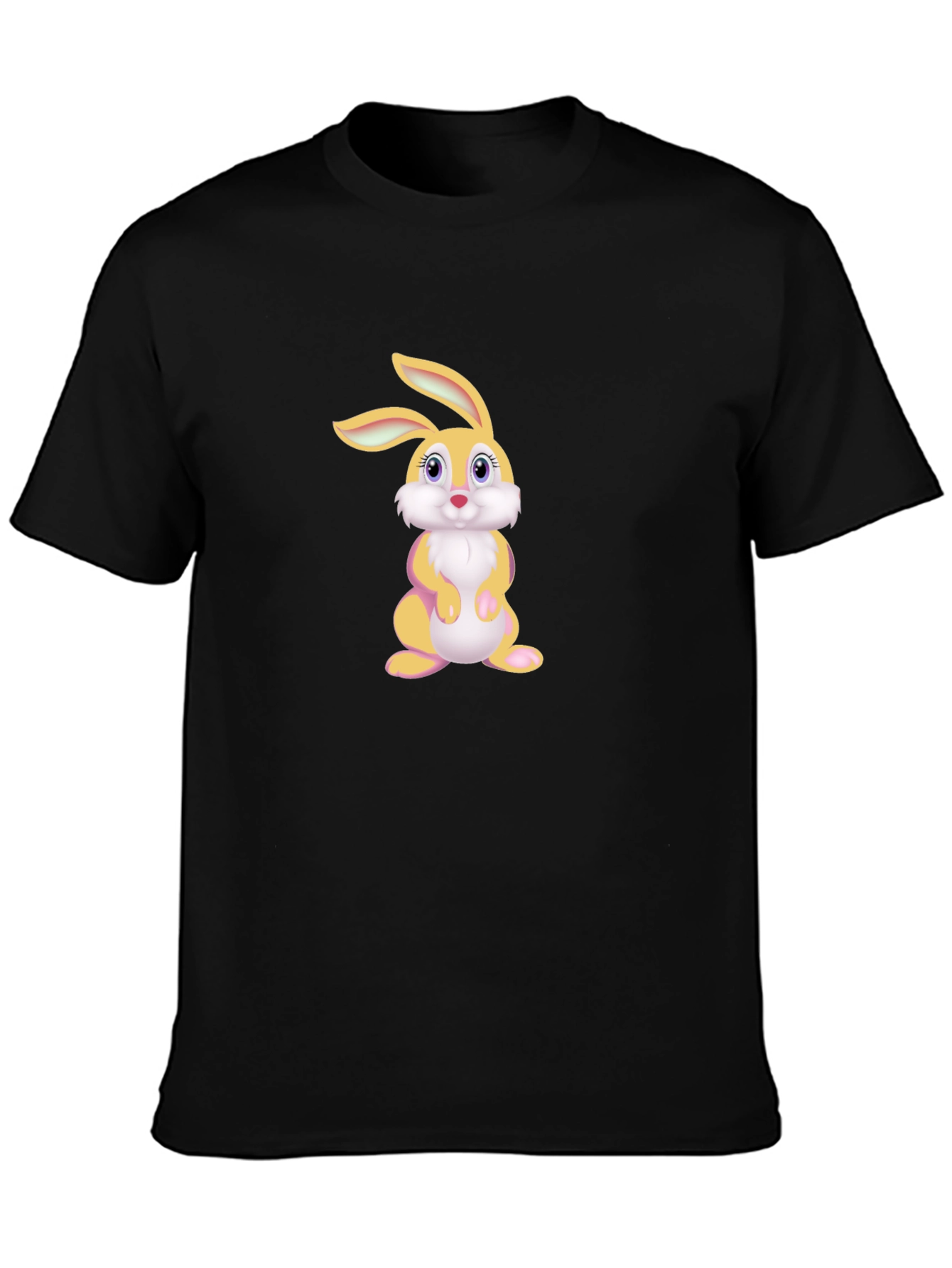 Cute Cartoon Bunny Graphic T-Shirt