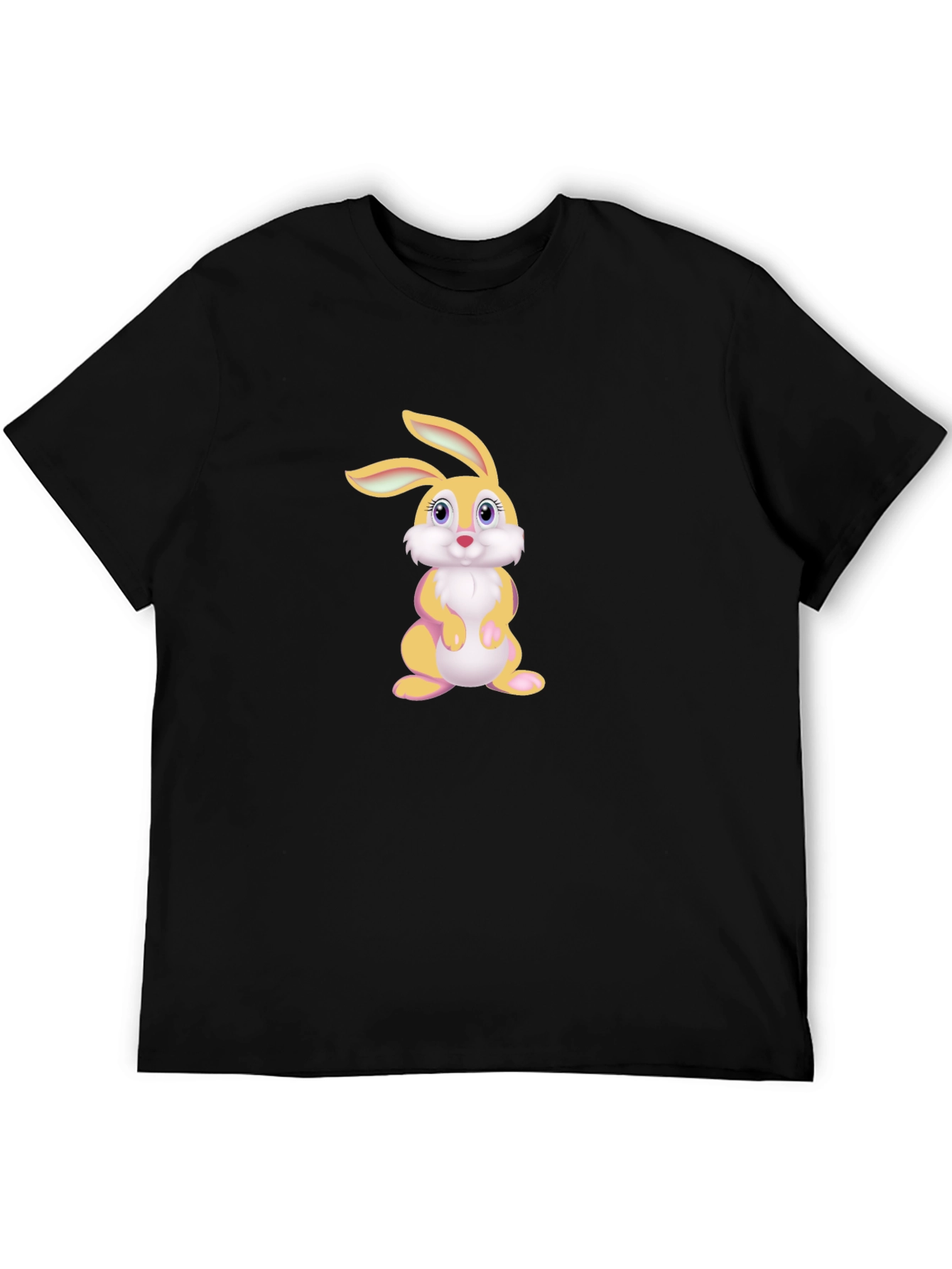 Cute Cartoon Bunny Graphic T-Shirt