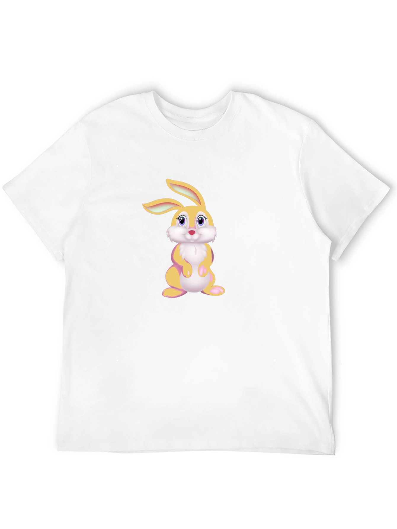Cute Cartoon Bunny Graphic T-Shirt