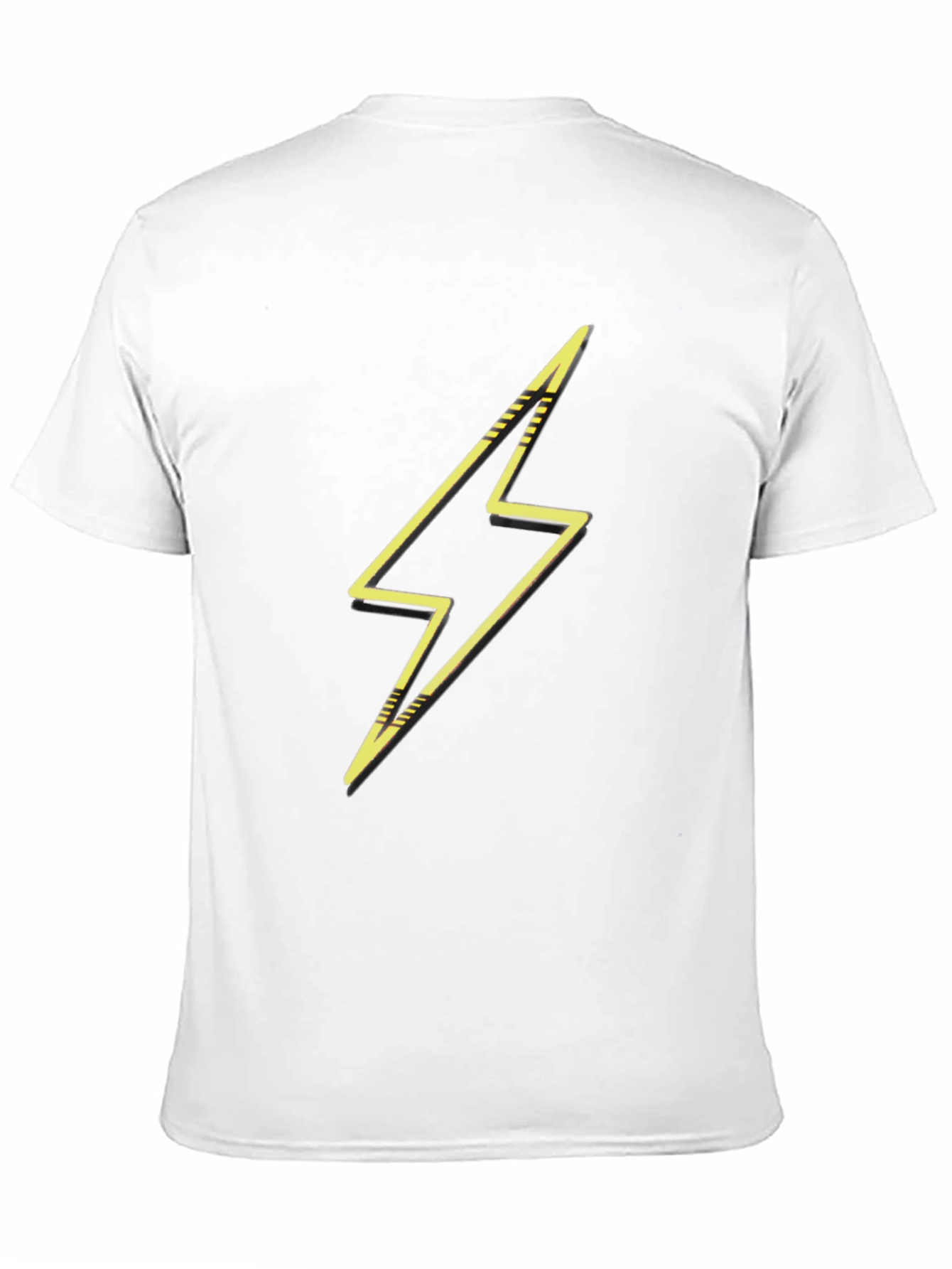 Lightning Bolt Graphic Black T-Shirt
