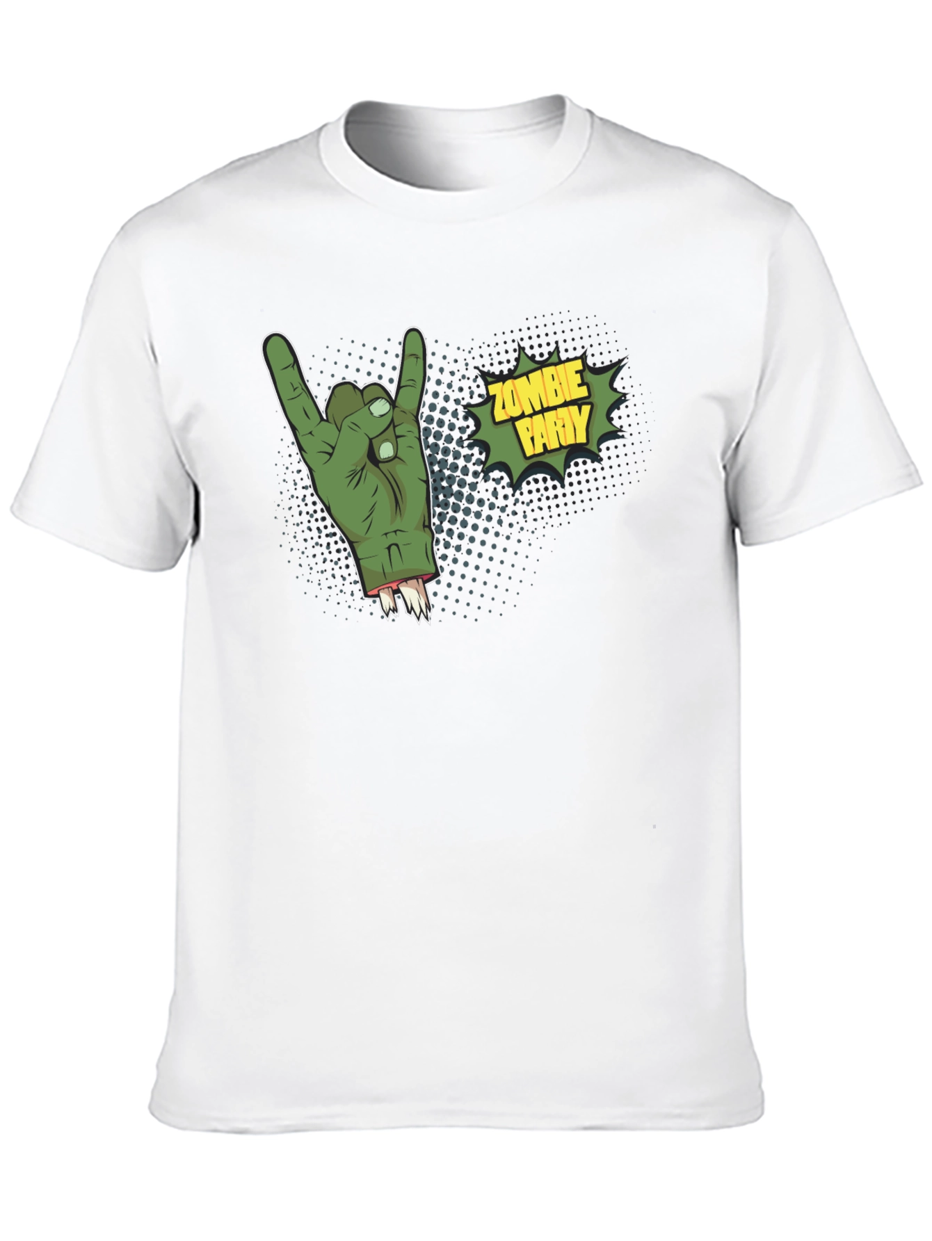 Zombie Party Rock On Graphic T-Shirt