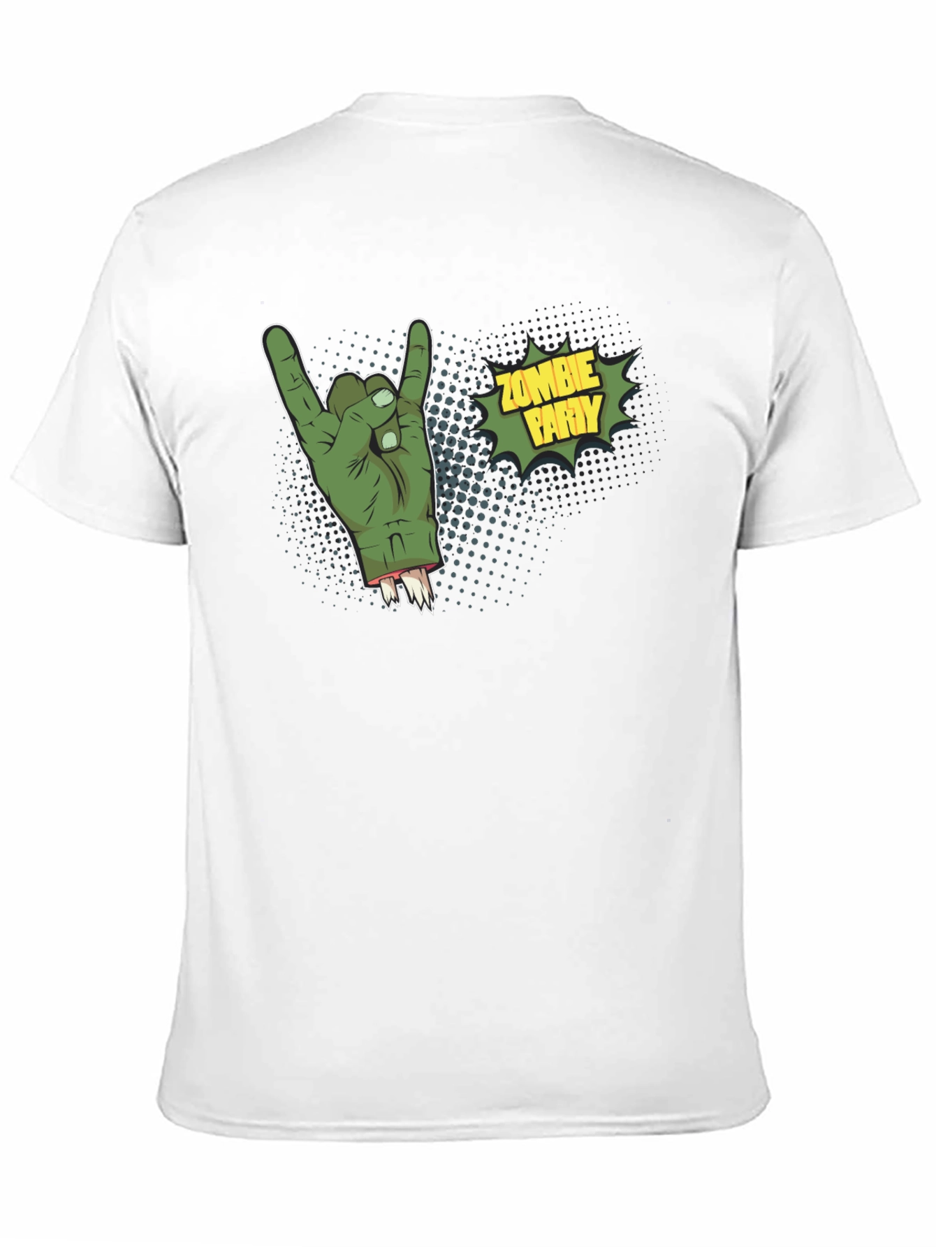 Zombie Party Rock On Graphic T-Shirt