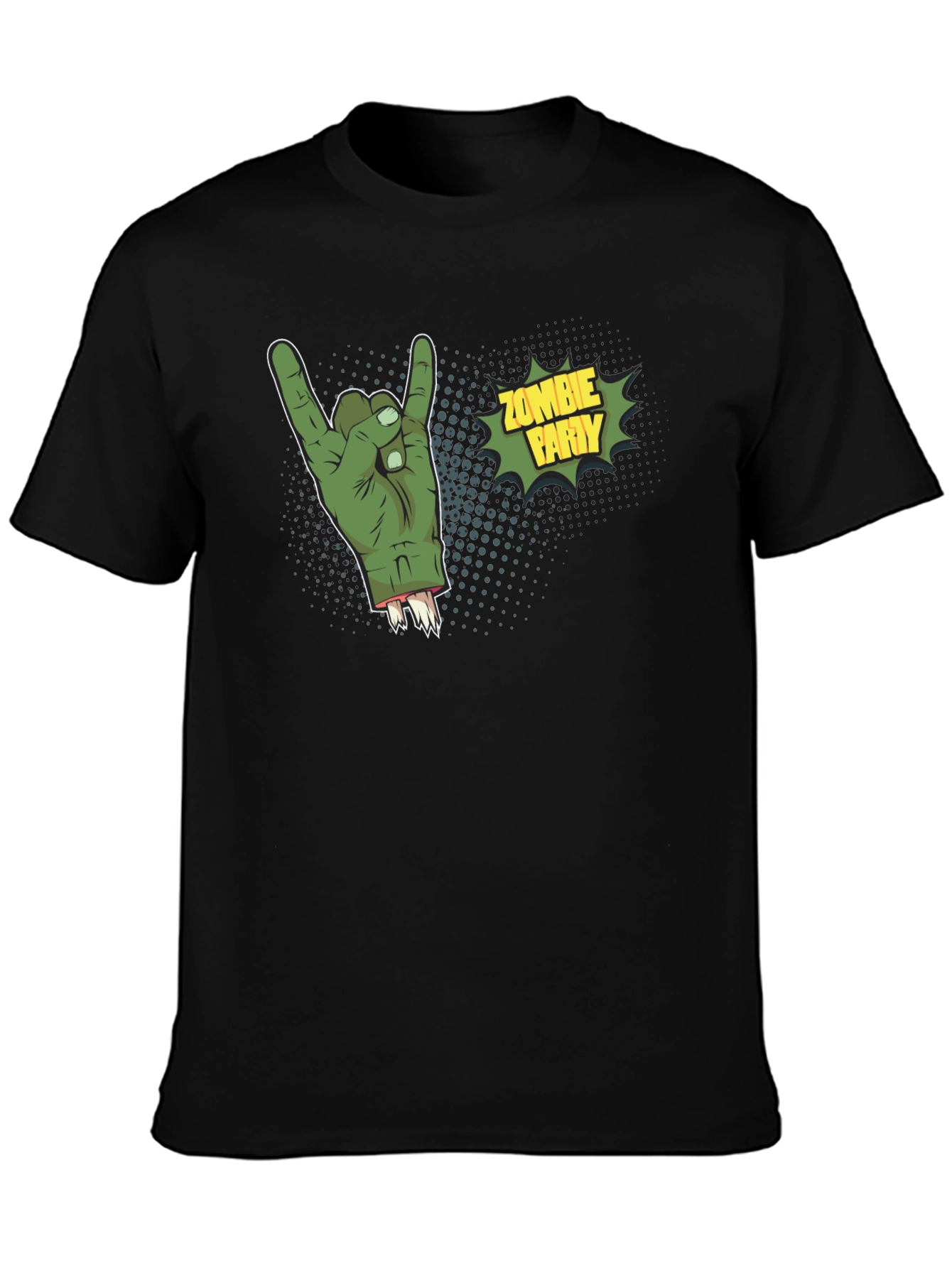 Zombie Party Rock On Graphic T-Shirt