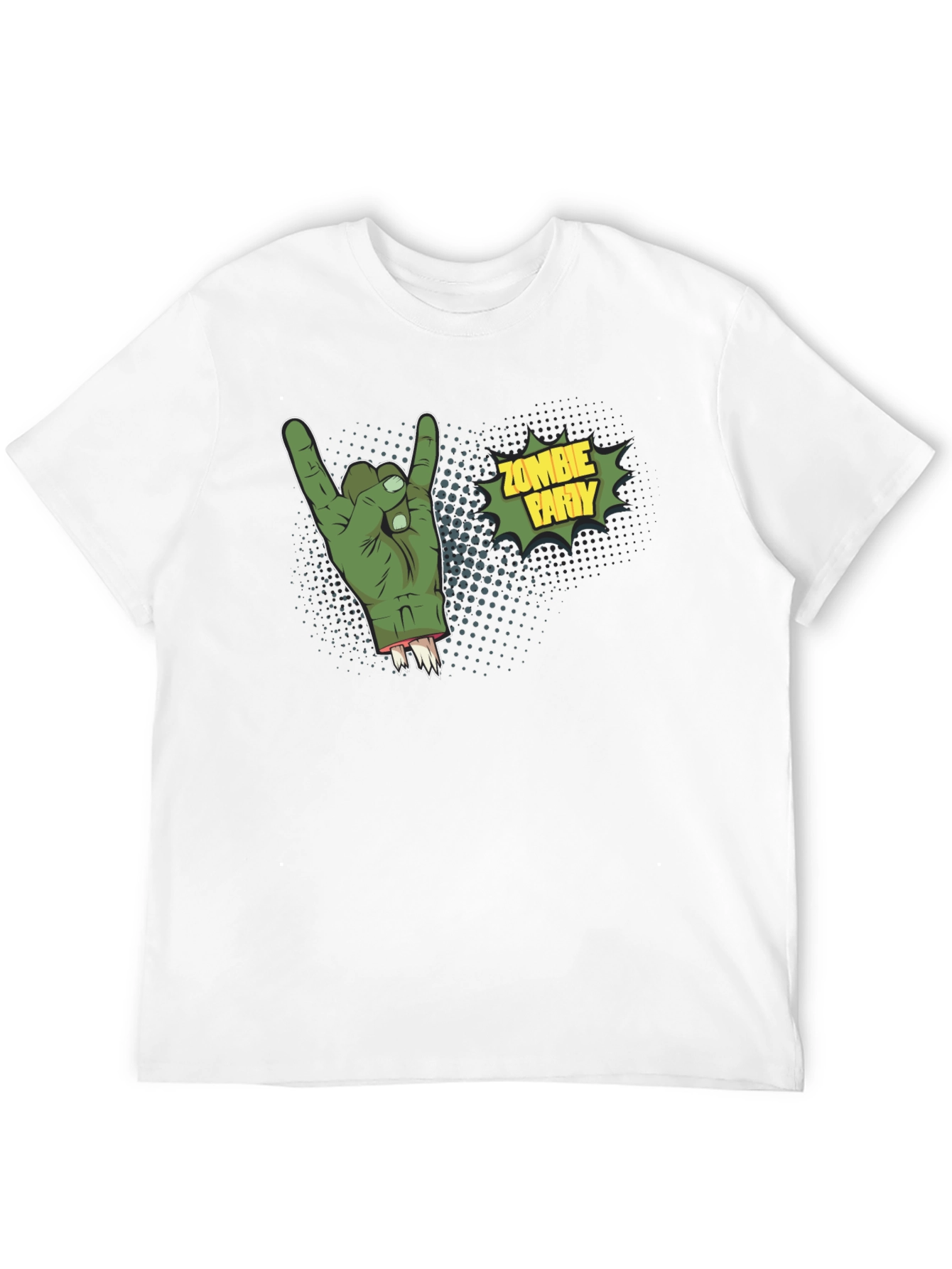 Zombie Party Rock On Graphic T-Shirt