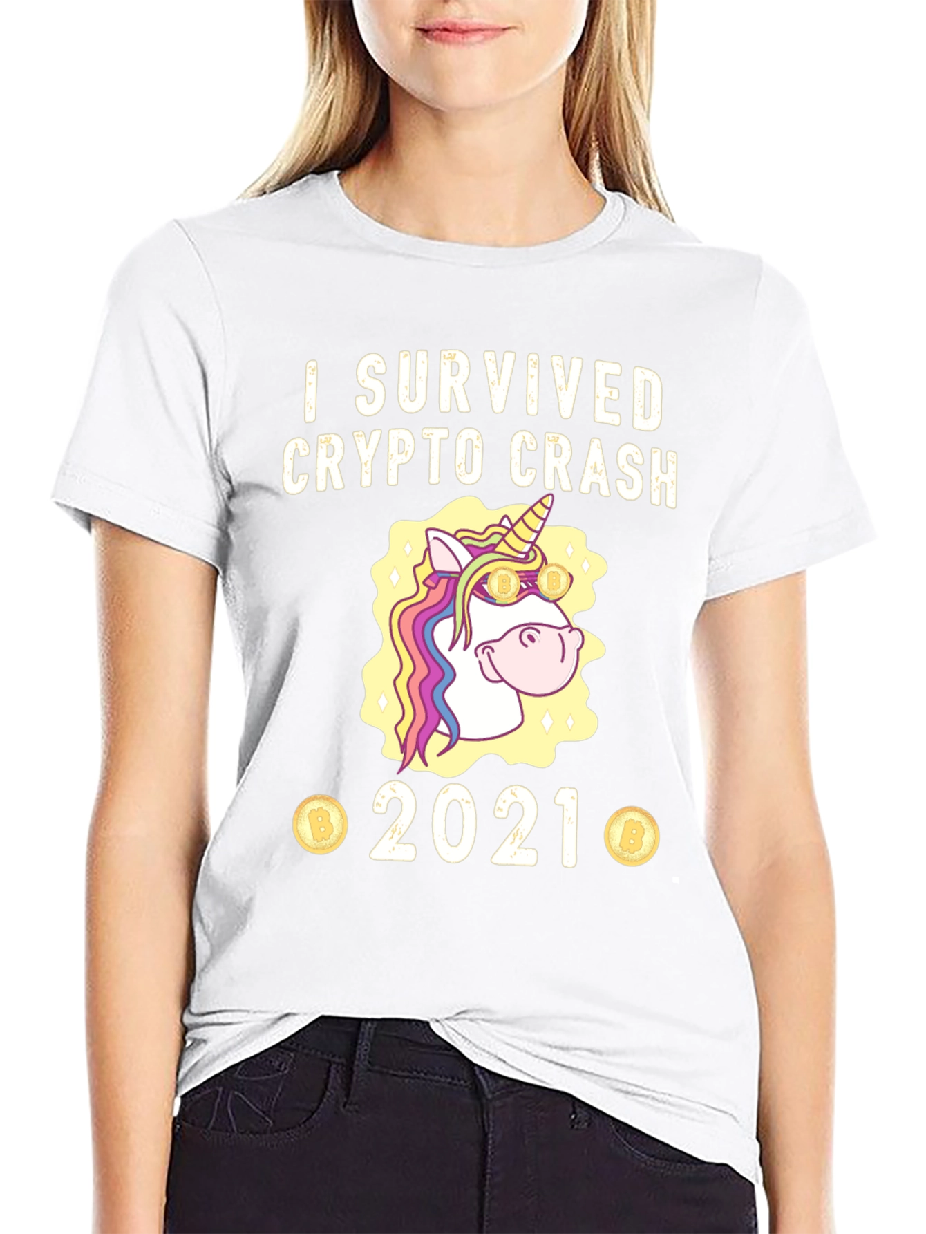 I Survived Crypto Crash 2021 T-Shirt
