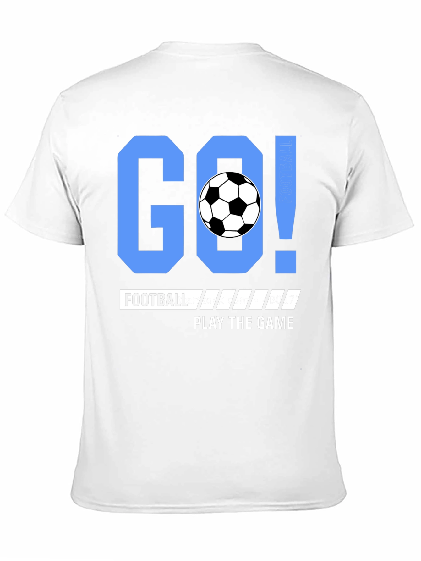 Go Football Play the Game Black T-shirt