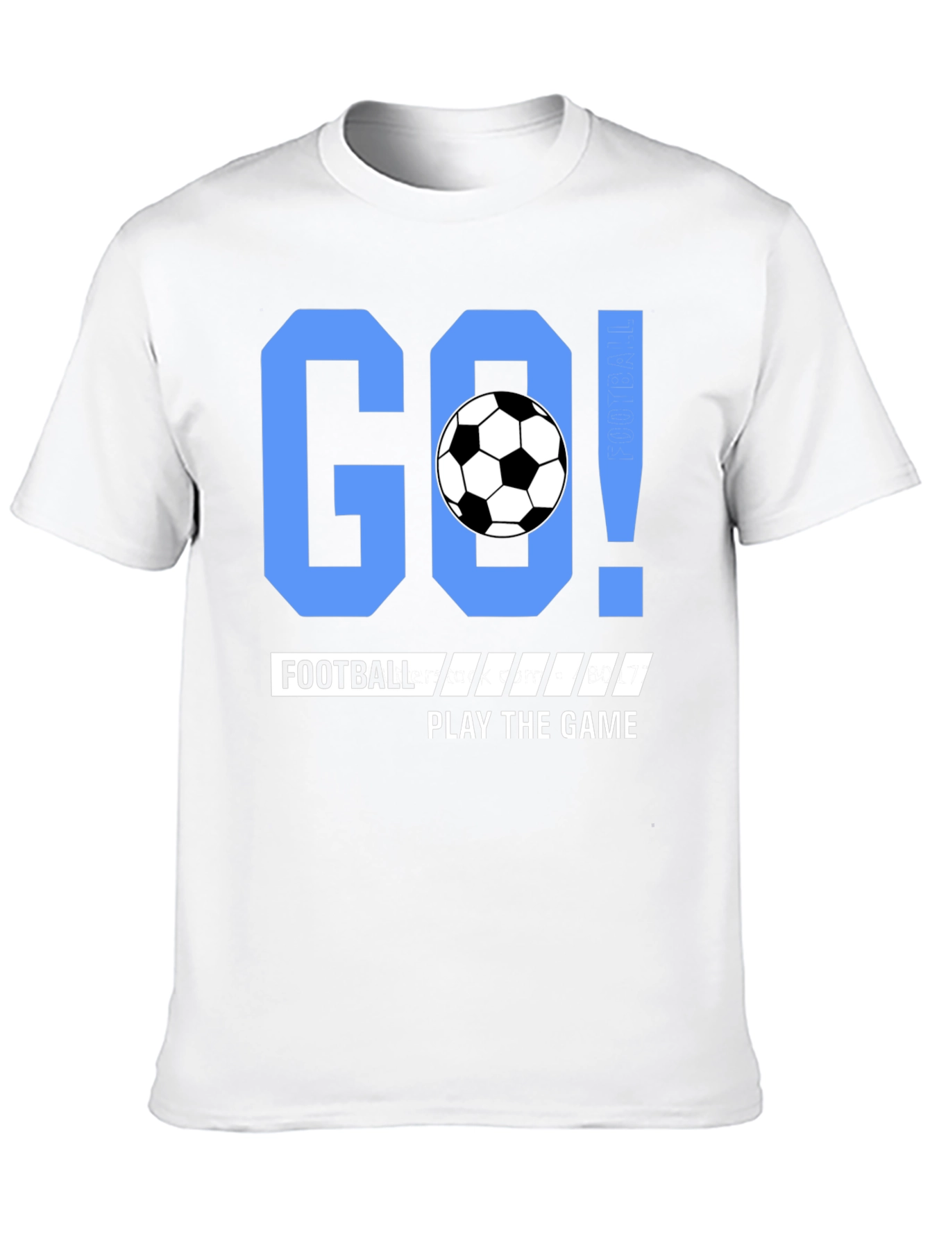 Go Football Play the Game Black T-shirt