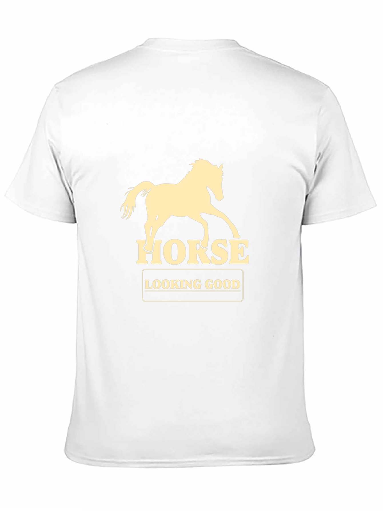 Horse Graphic Mens T-Shirt - Black