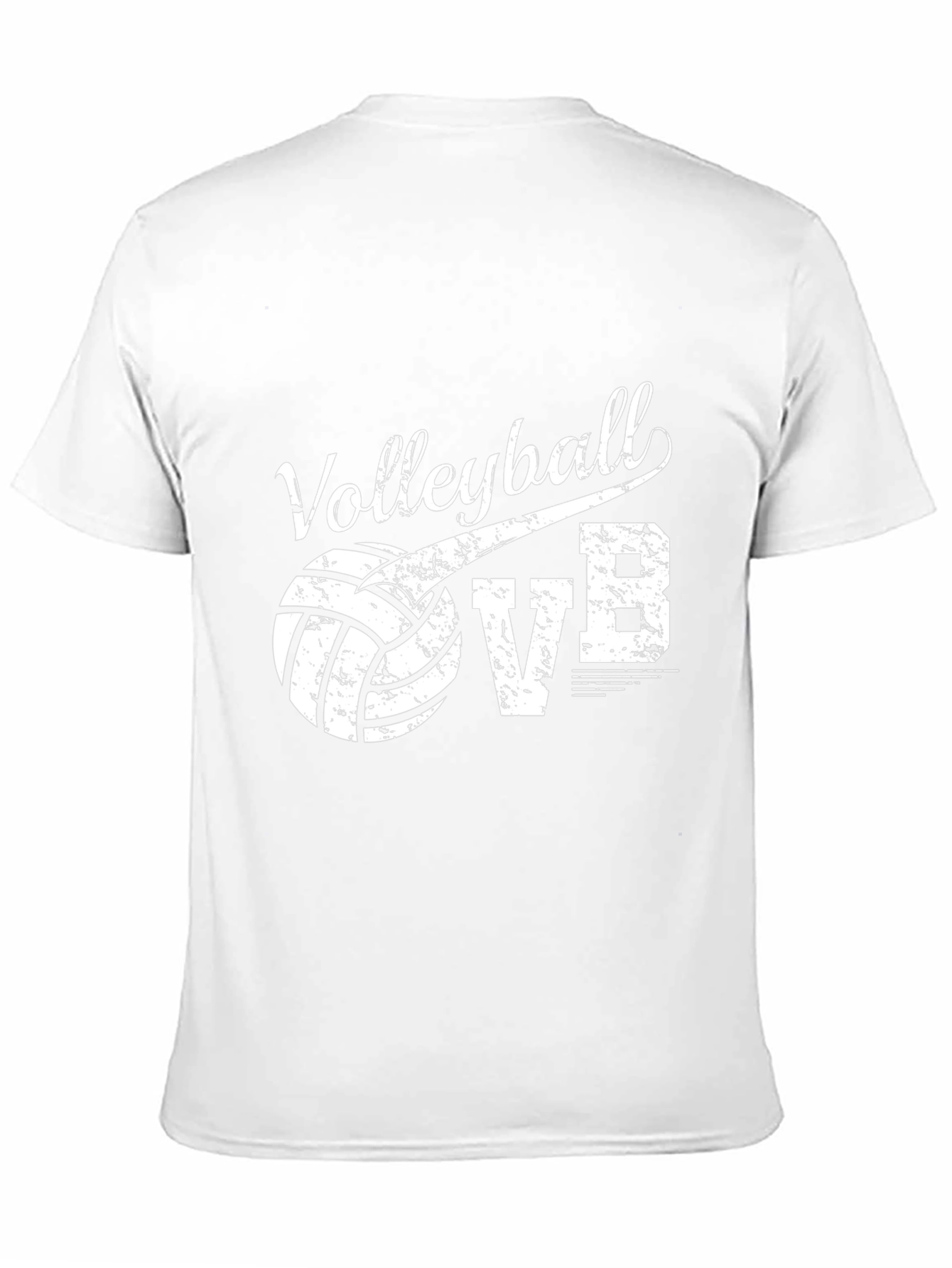 Volleyball VB Graphic T-Shirt - Black Cotton Tee