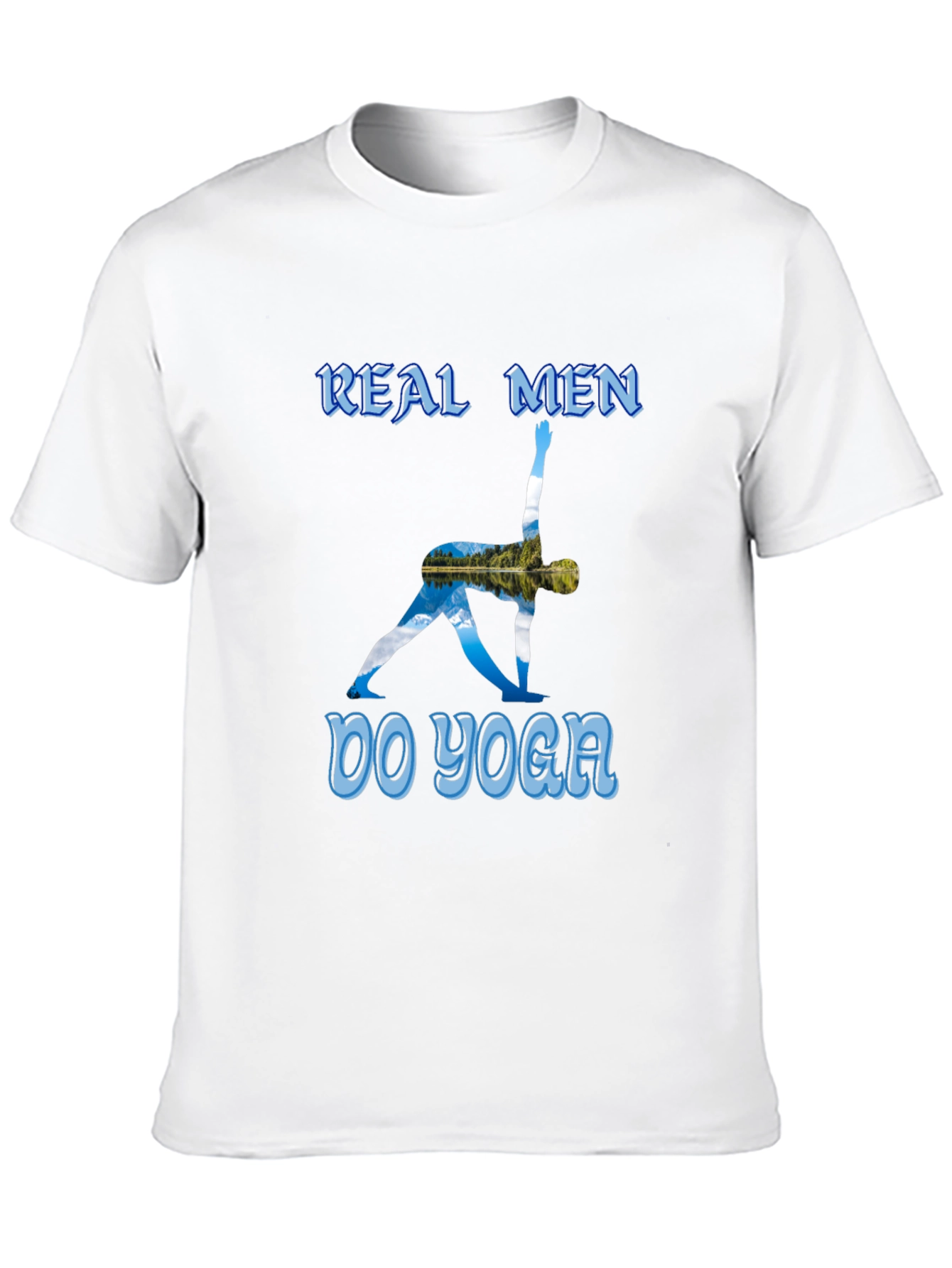 Real Men Do Yoga T-Shirt - Black
