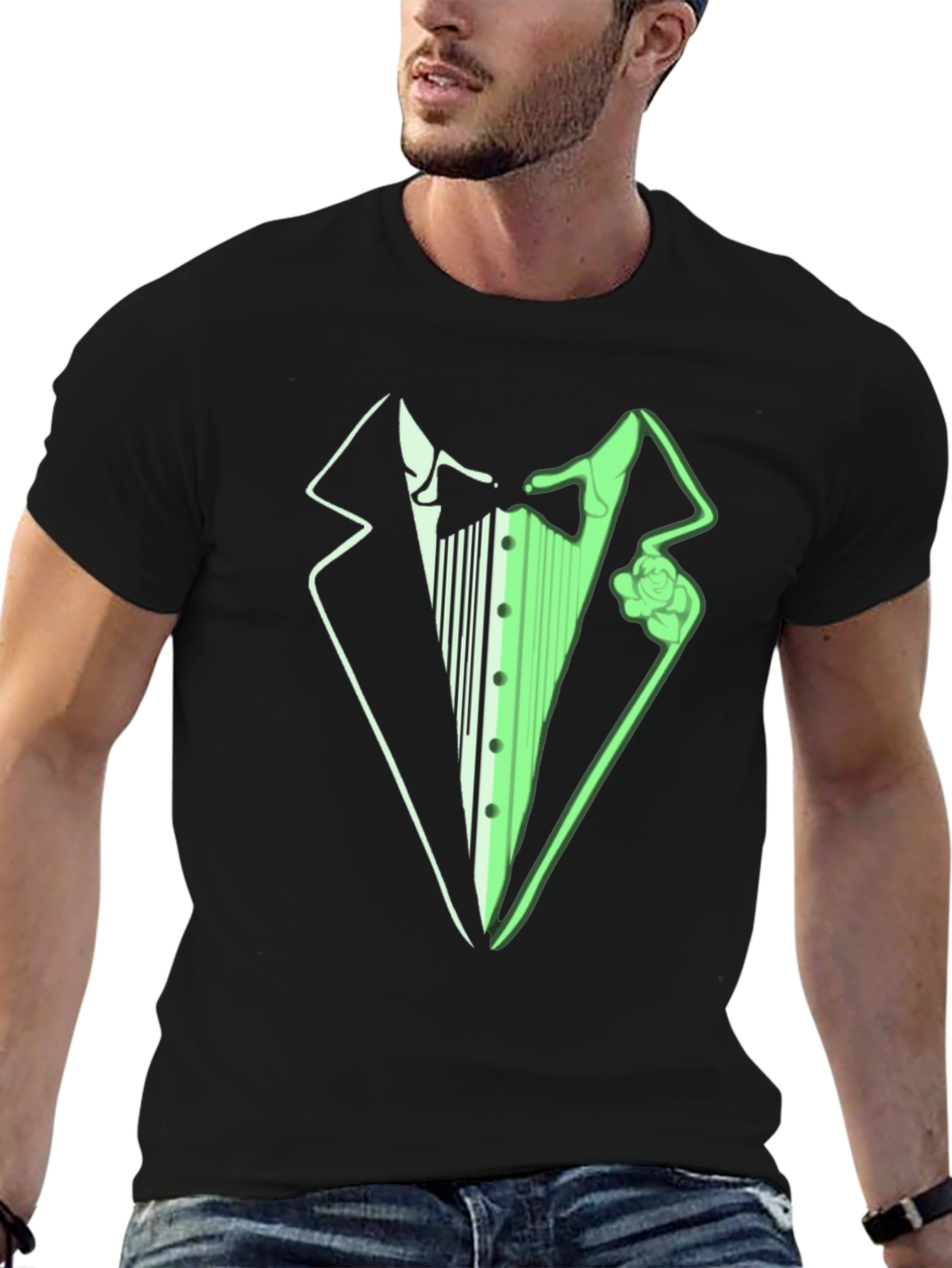 Tuxedo T-Shirt - Novelty Formal Wear Tee