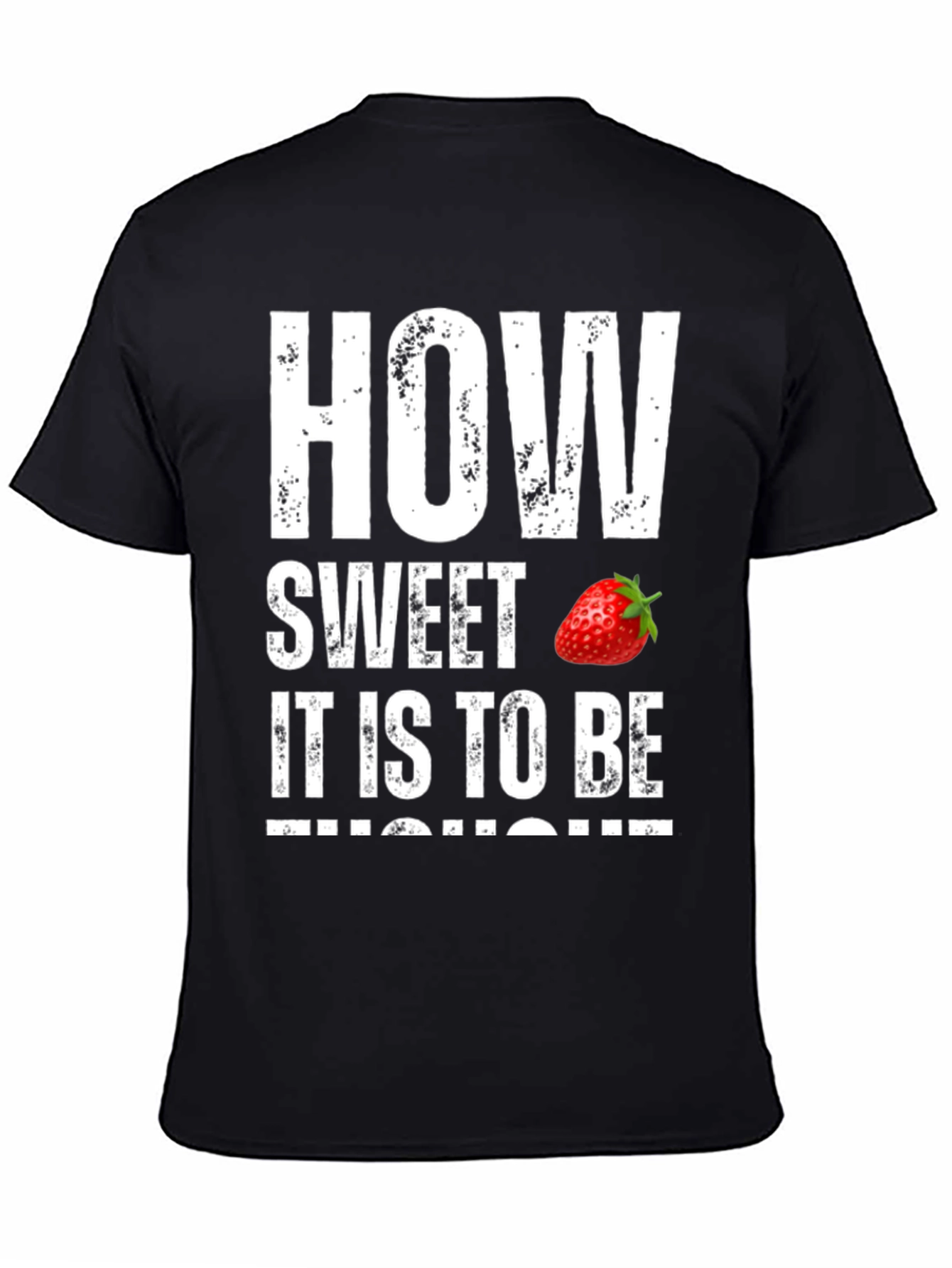 Sweet Strawberry Graphic T-Shirt - Soft Cotton Tee