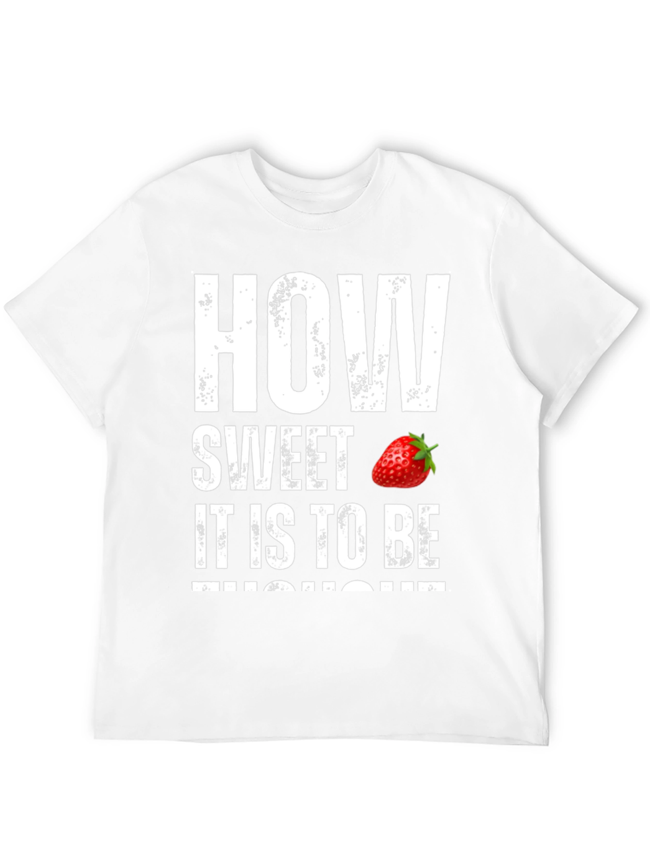 Sweet Strawberry Graphic T-Shirt - Soft Cotton Tee