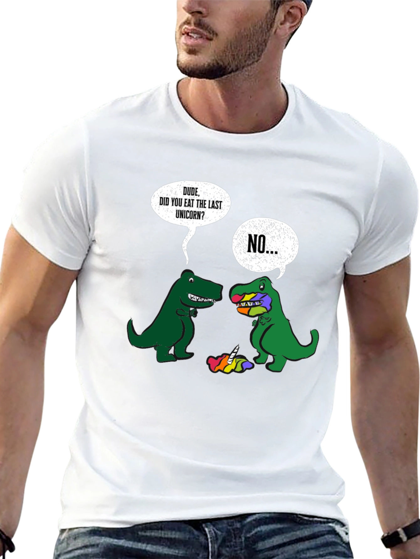 Dinosaur Unicorn T-Shirt: Last Unicorn?
