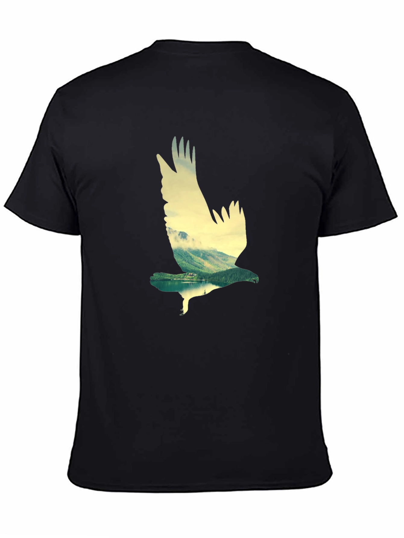 Eagle Mountain Black Graphic Tee