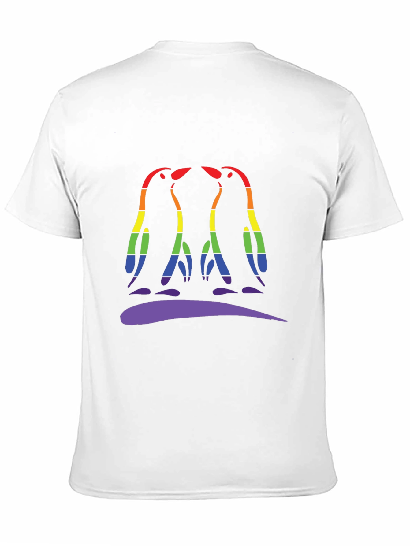 Rainbow Pride Penguin Graphic Tee