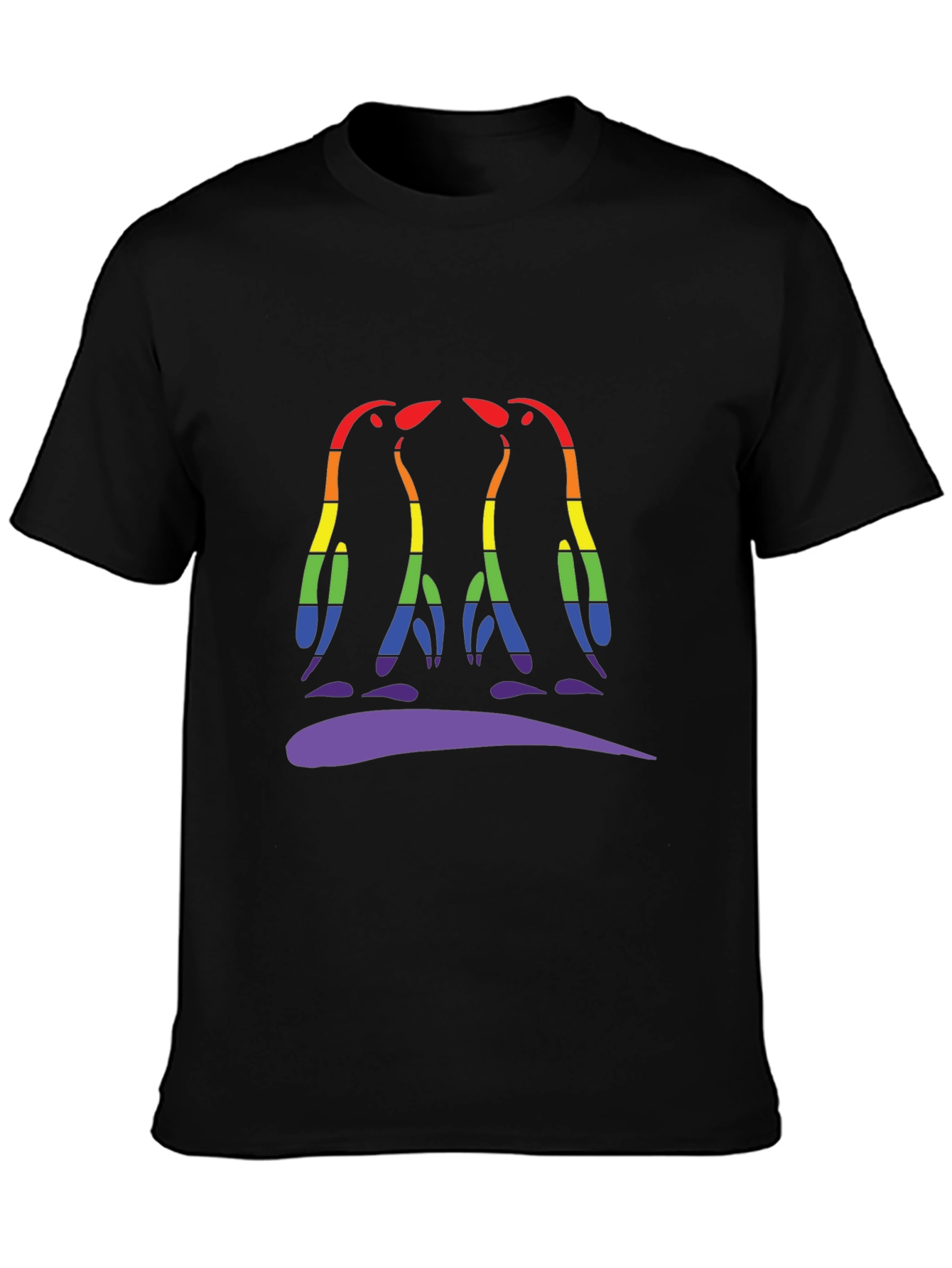 Rainbow Pride Penguin Graphic Tee