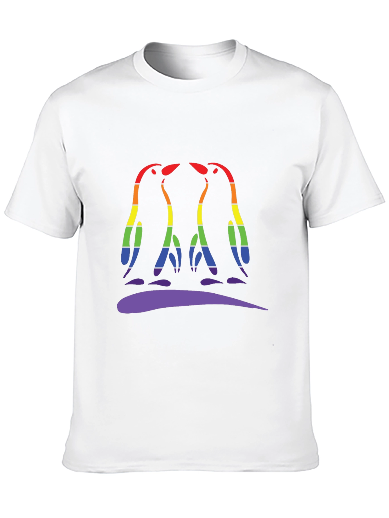 Rainbow Pride Penguin Graphic Tee