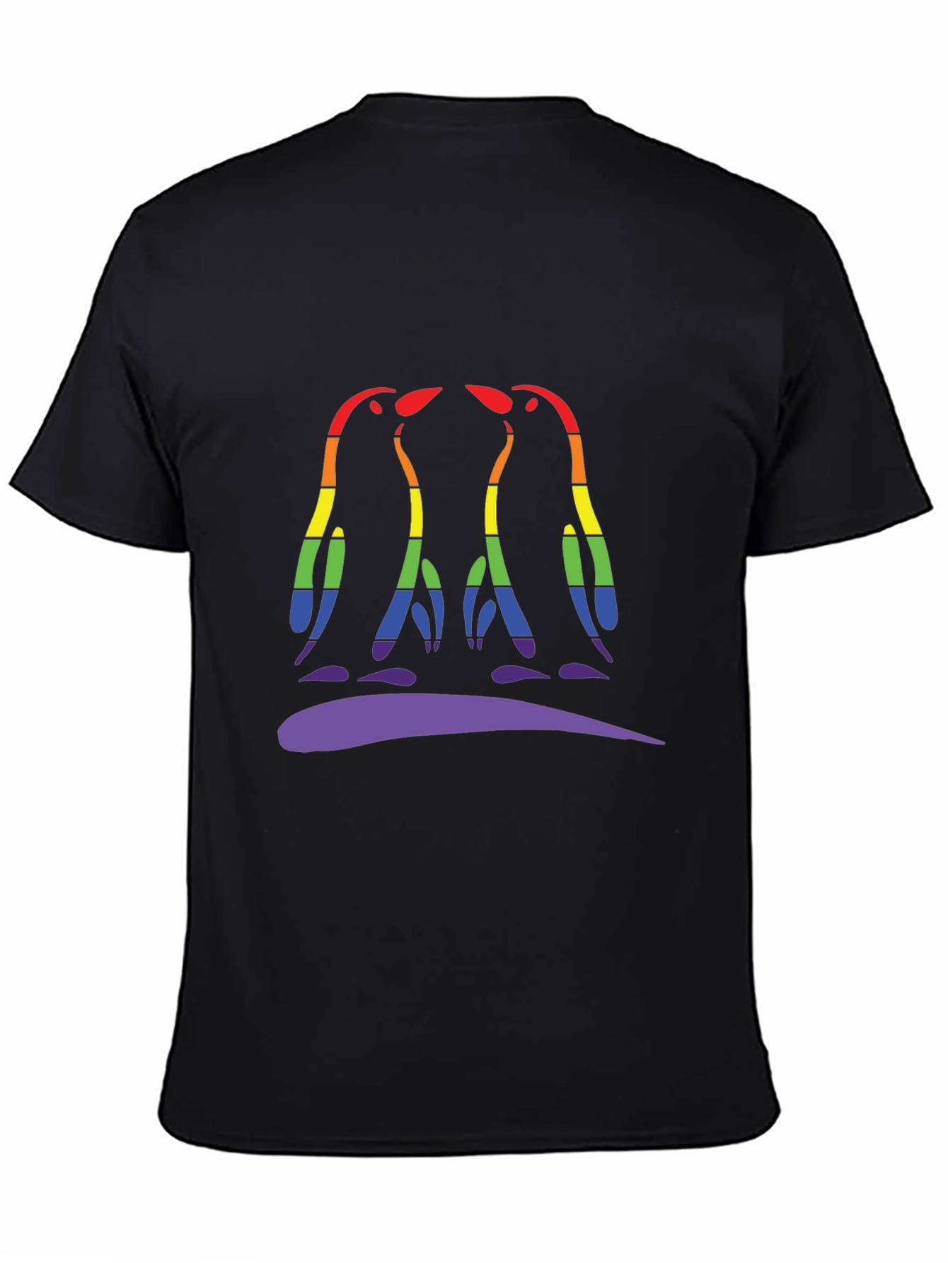 Rainbow Pride Penguin Graphic Tee