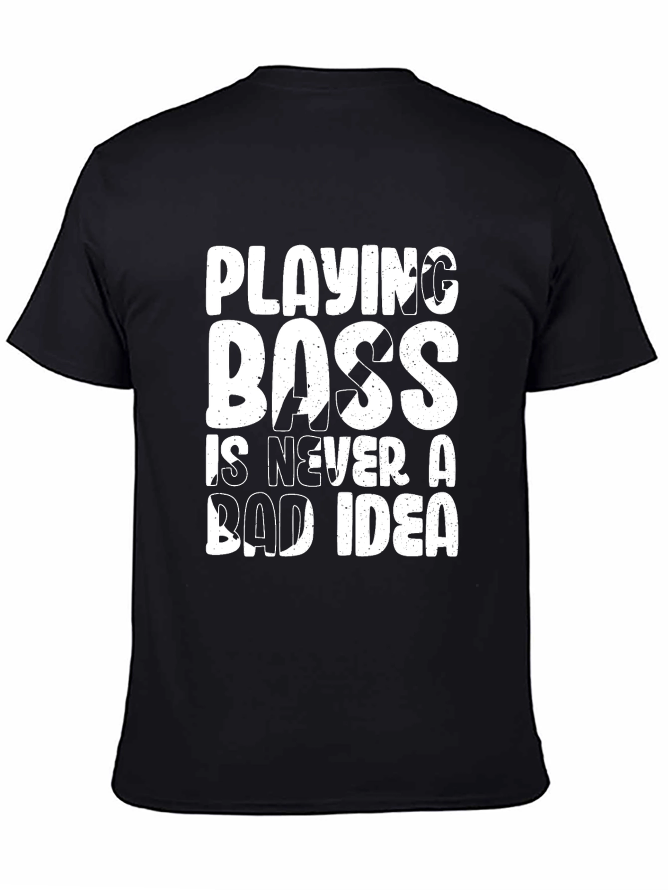 Playing Boss Graphic Tee - Black Cotton T-Shirt