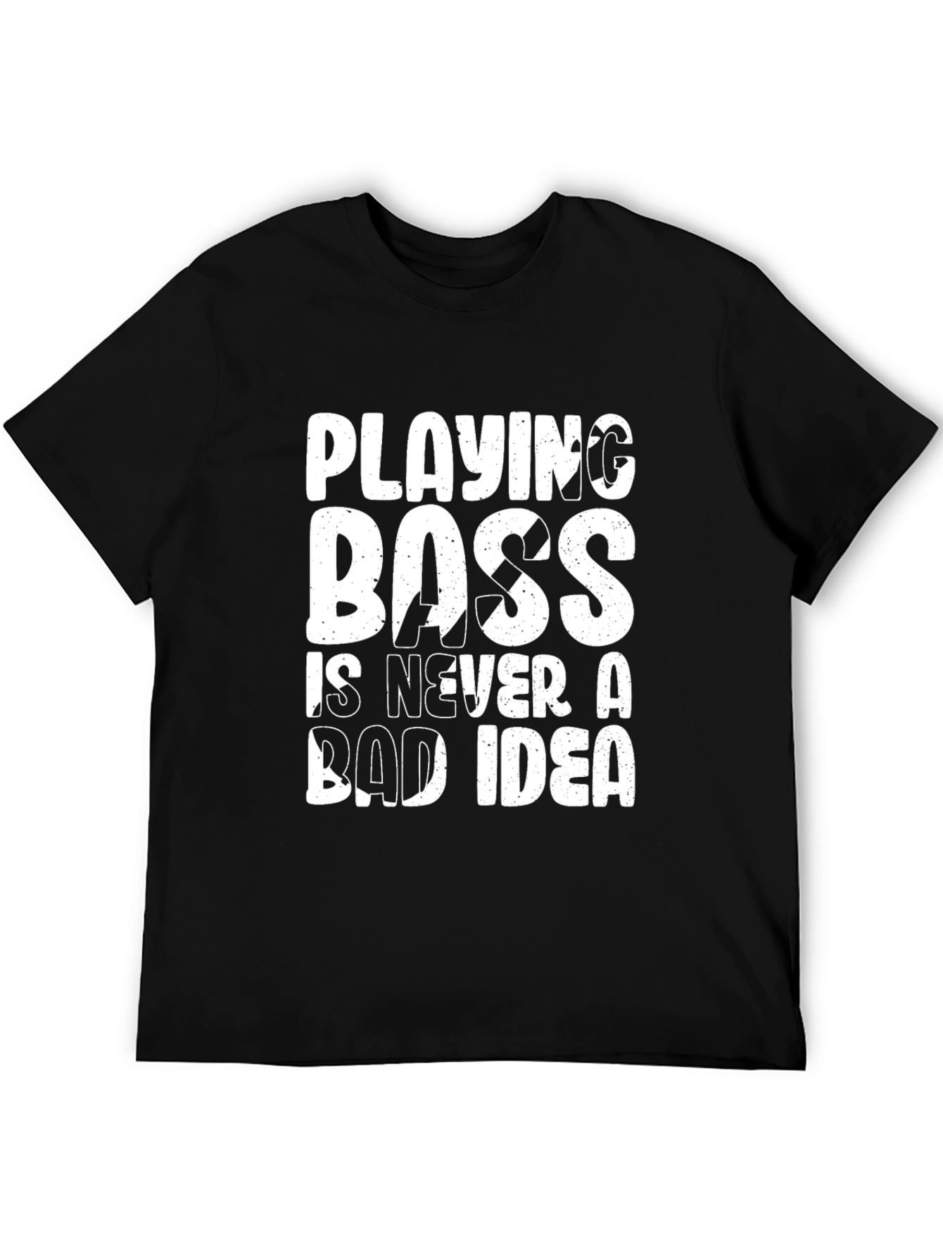 Playing Boss Graphic Tee - Black Cotton T-Shirt