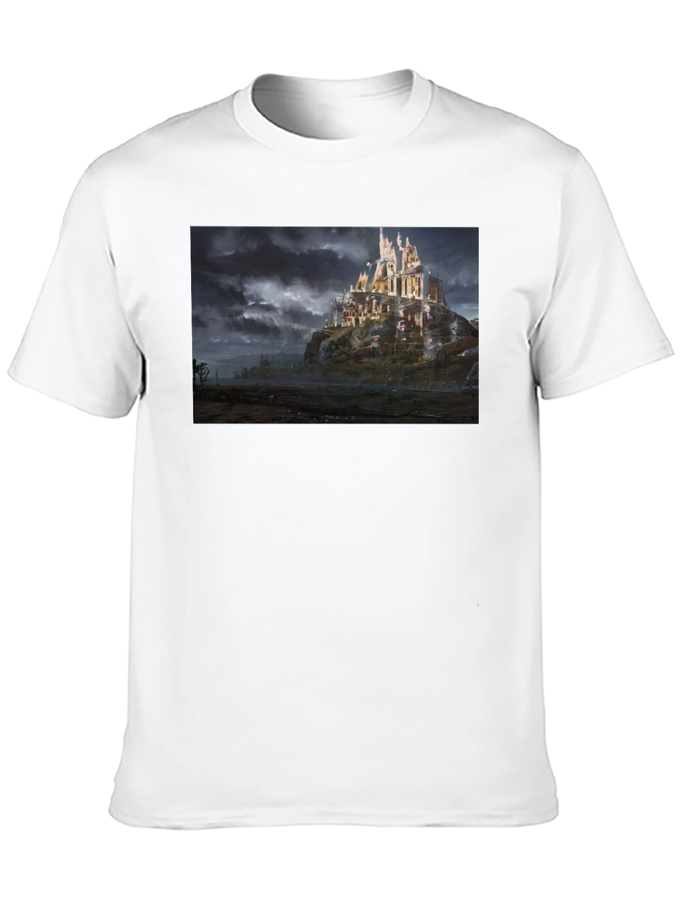 Castle T-Shirt - Black Graphic Tee