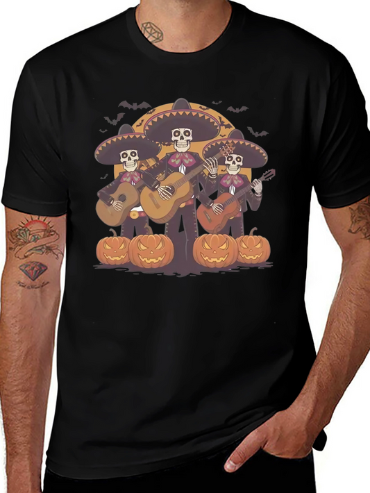 Day of the Dead Mariachi Band Halloween T-Shirt