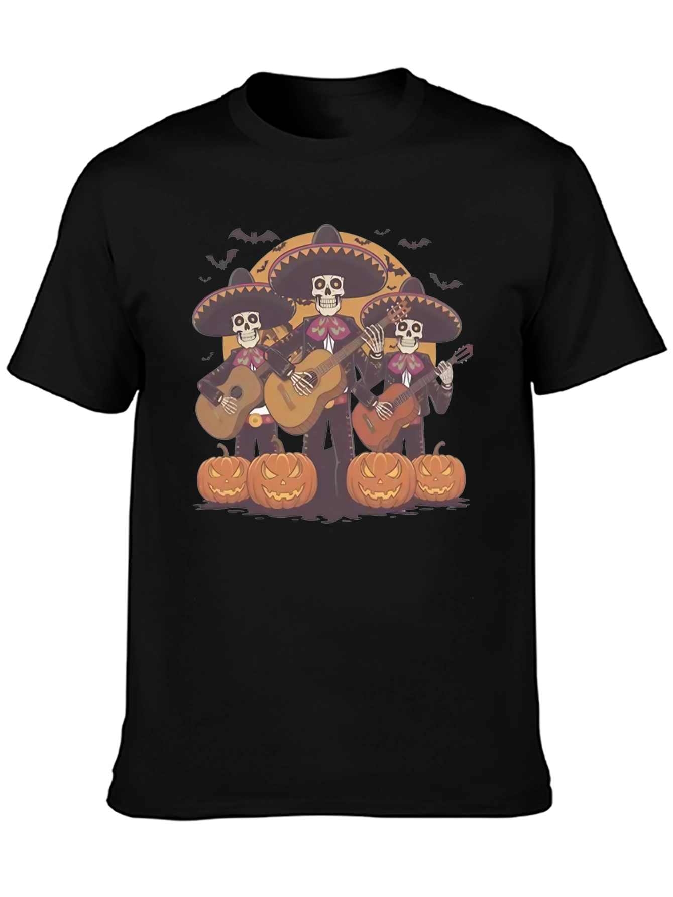 Day of the Dead Mariachi Band Halloween T-Shirt