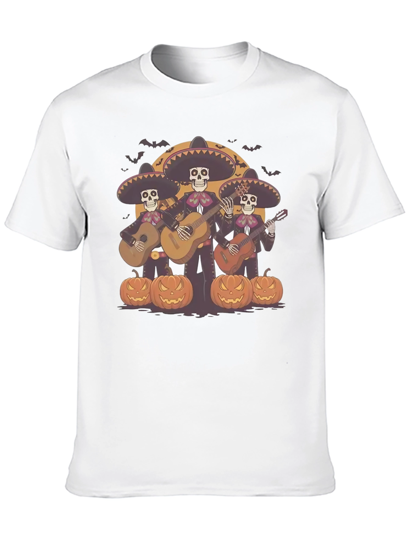 Day of the Dead Mariachi Band Halloween T-Shirt