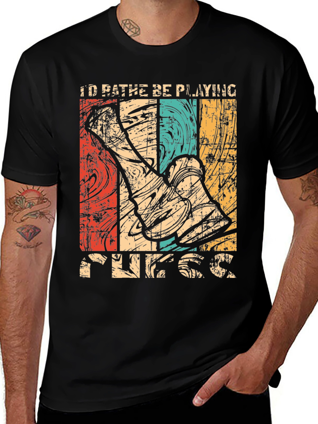 Id Rather Be Playing Ukulele T-Shirt