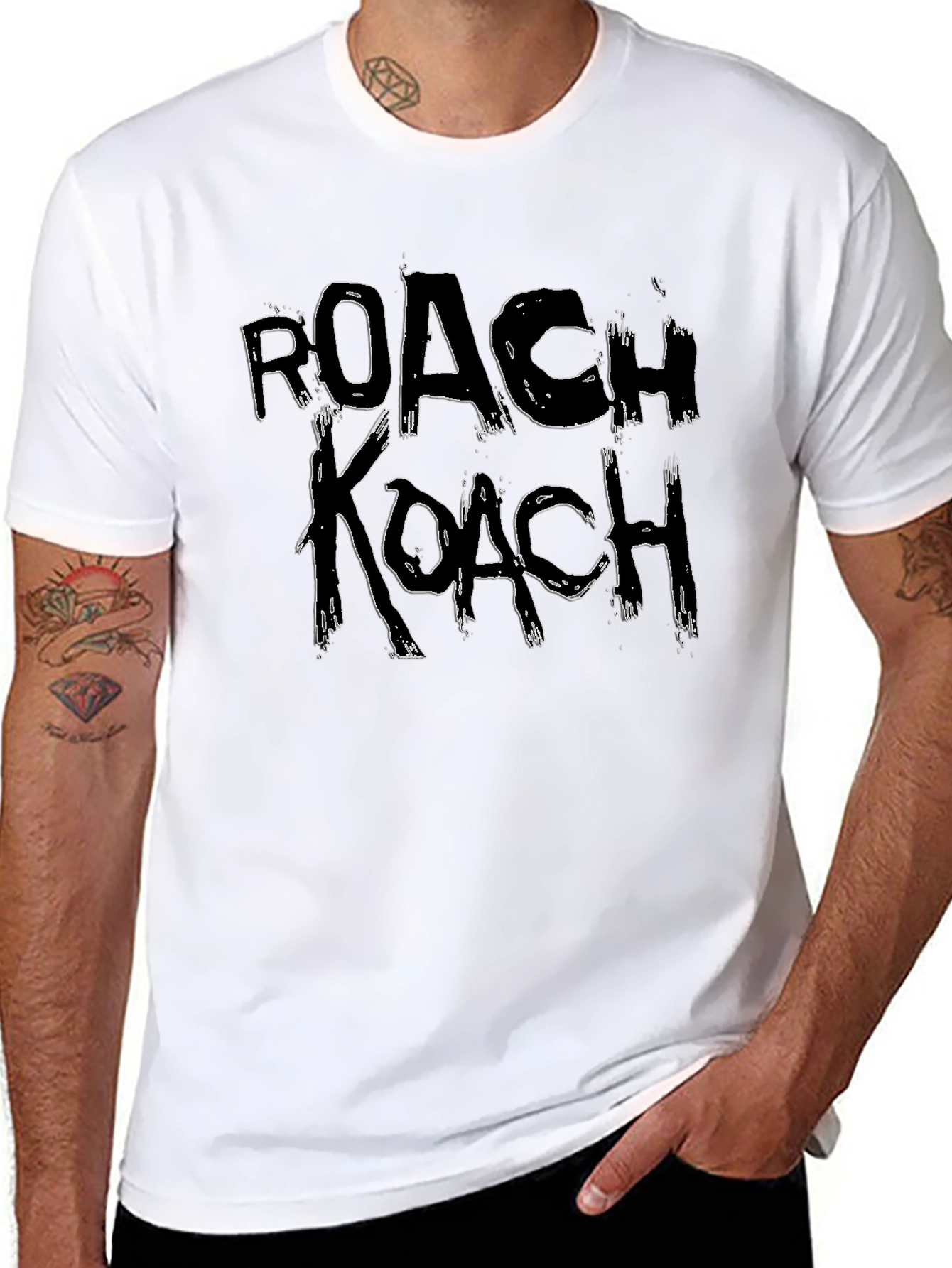 Roach Koach Graphic Tee - Edgy Band Style