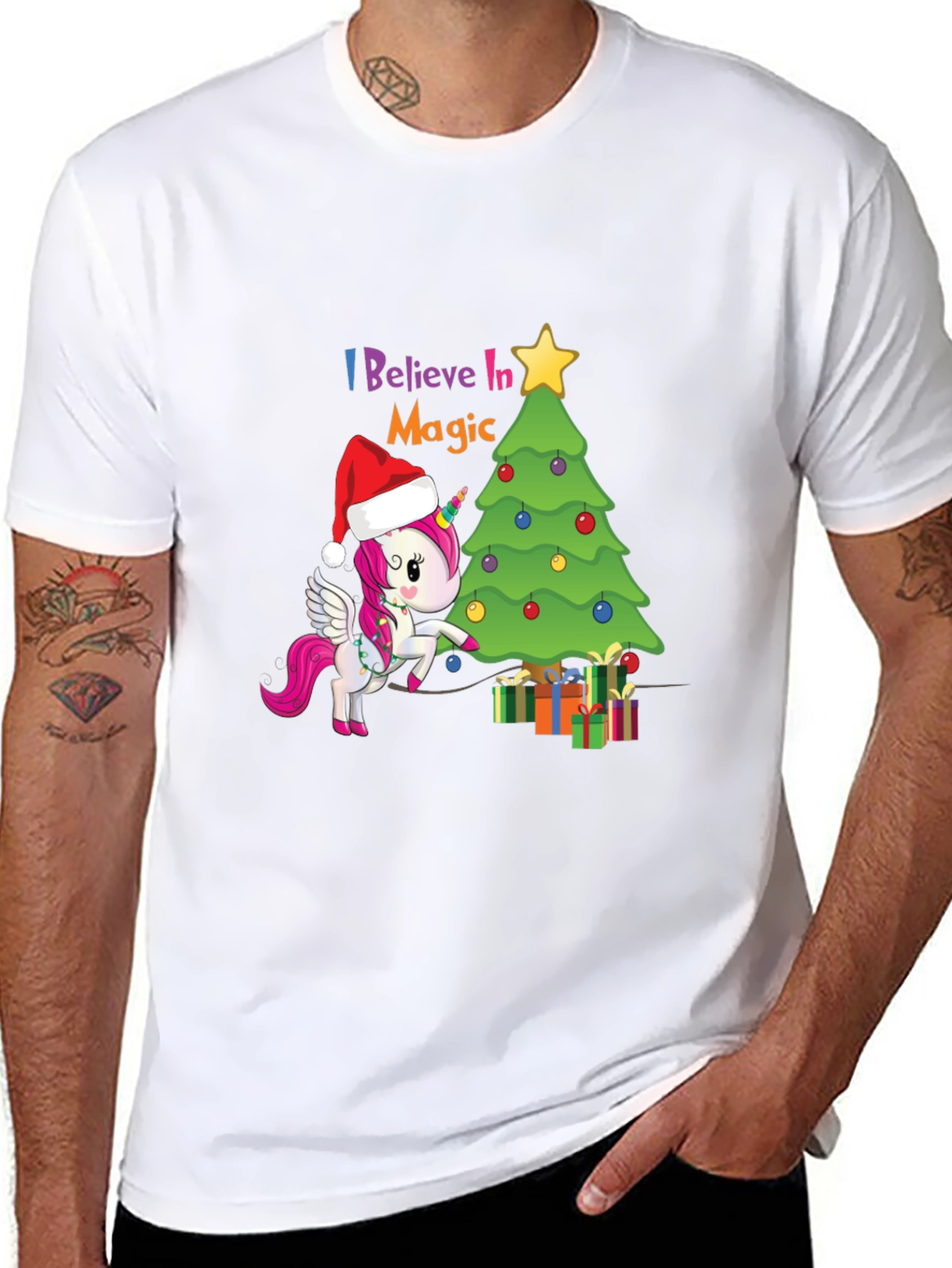 Christmas Unicorn Magic T-Shirt