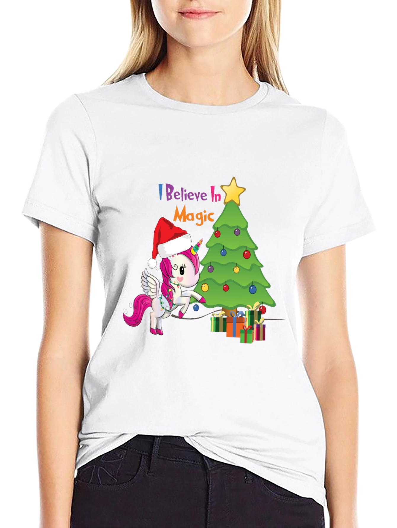 Christmas Unicorn Magic T-Shirt