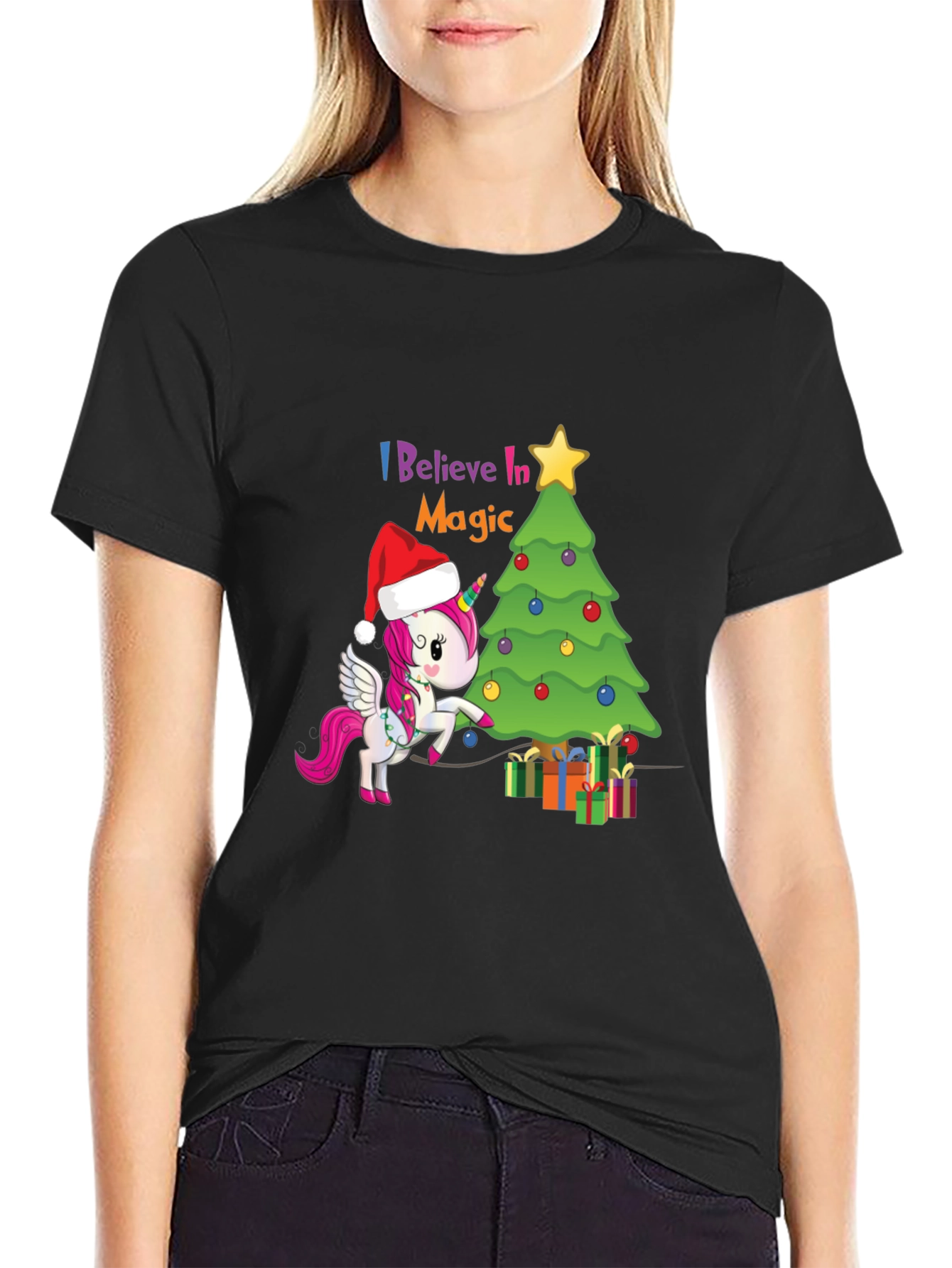 Christmas Unicorn Magic T-Shirt