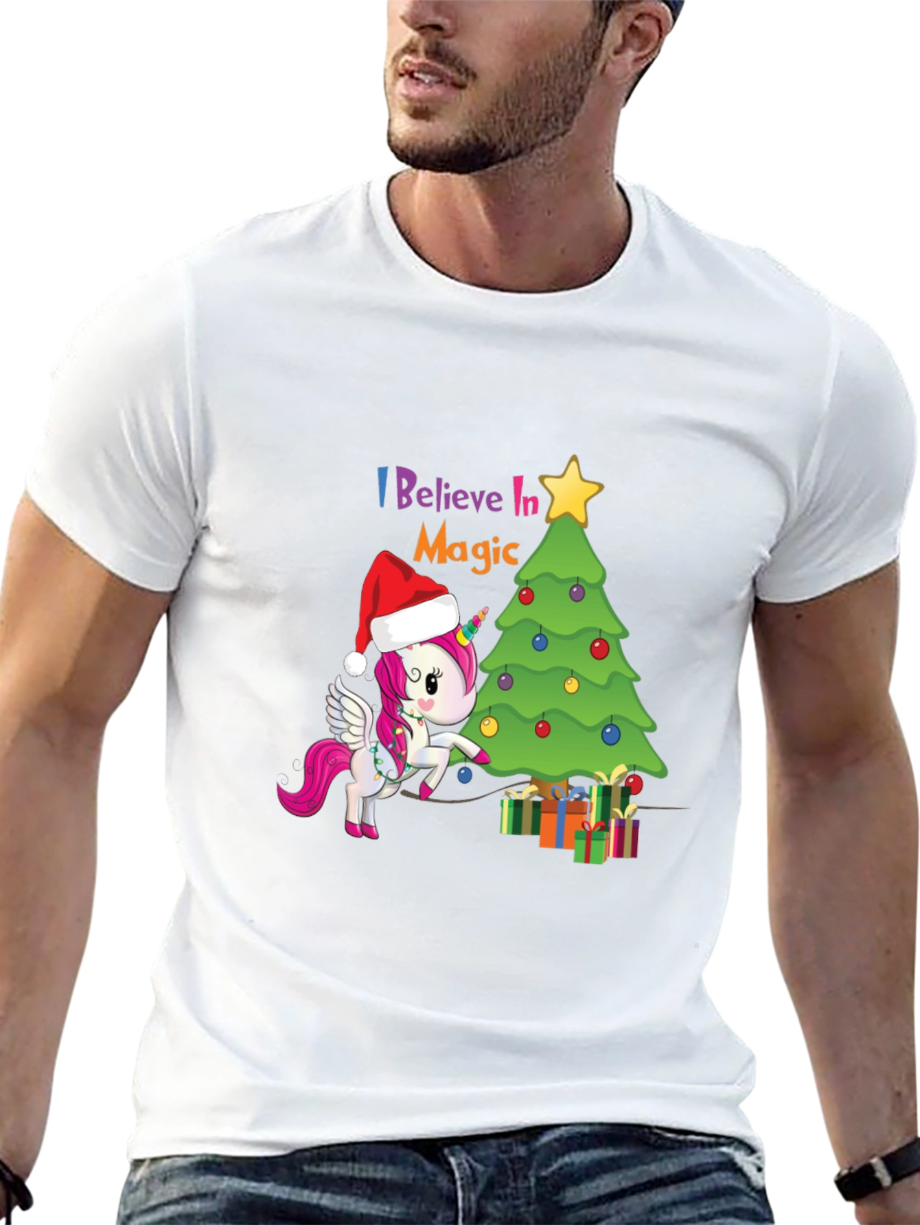 Christmas Unicorn Magic T-Shirt