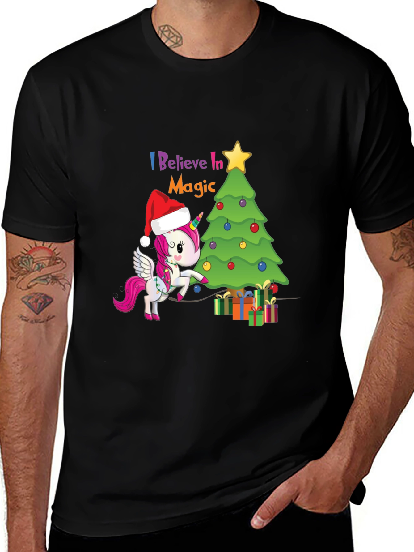 Christmas Unicorn Magic T-Shirt