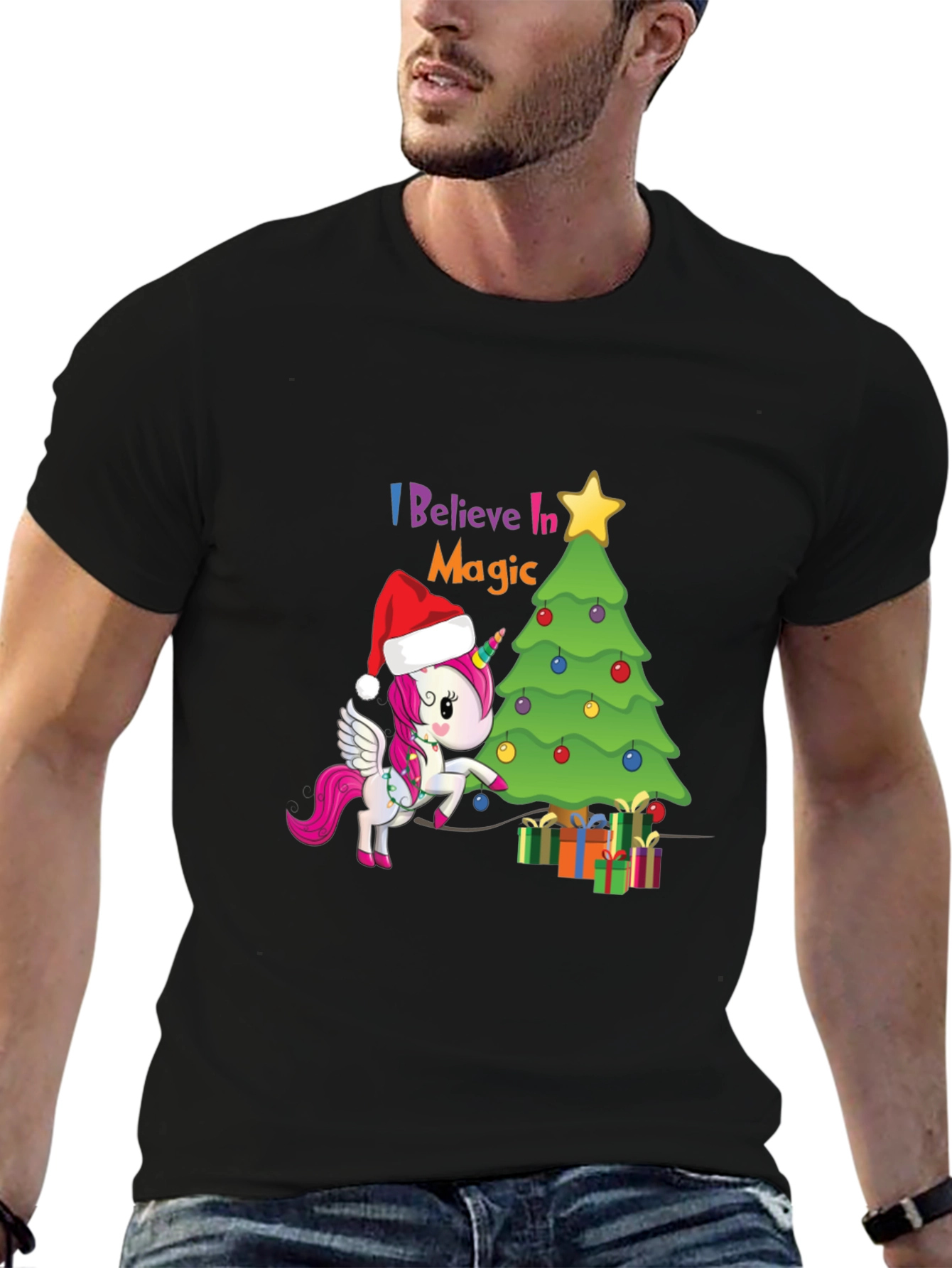 Christmas Unicorn Magic T-Shirt