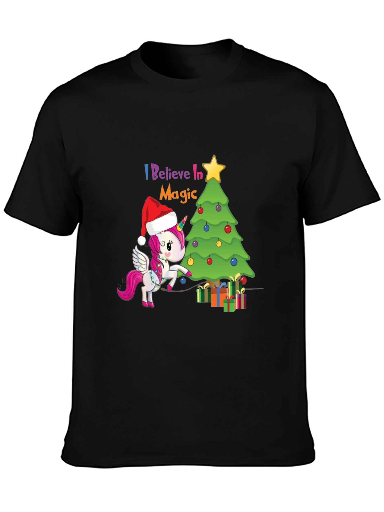 Christmas Unicorn Magic T-Shirt